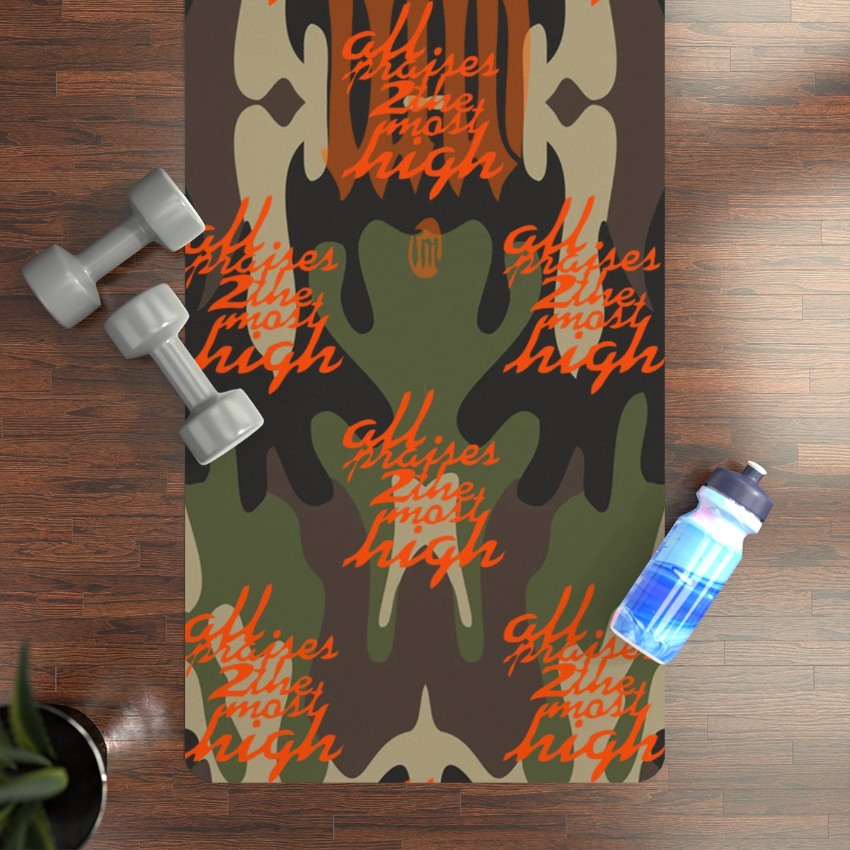 UNO ALL PRAISES Rubber Yoga Mat Camo Collection