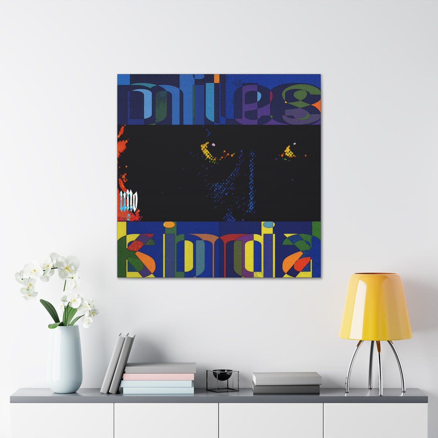 UNO BLUEMILESKINDA 12, 20, 24, & 36" Square Canvas Gallery Wraps