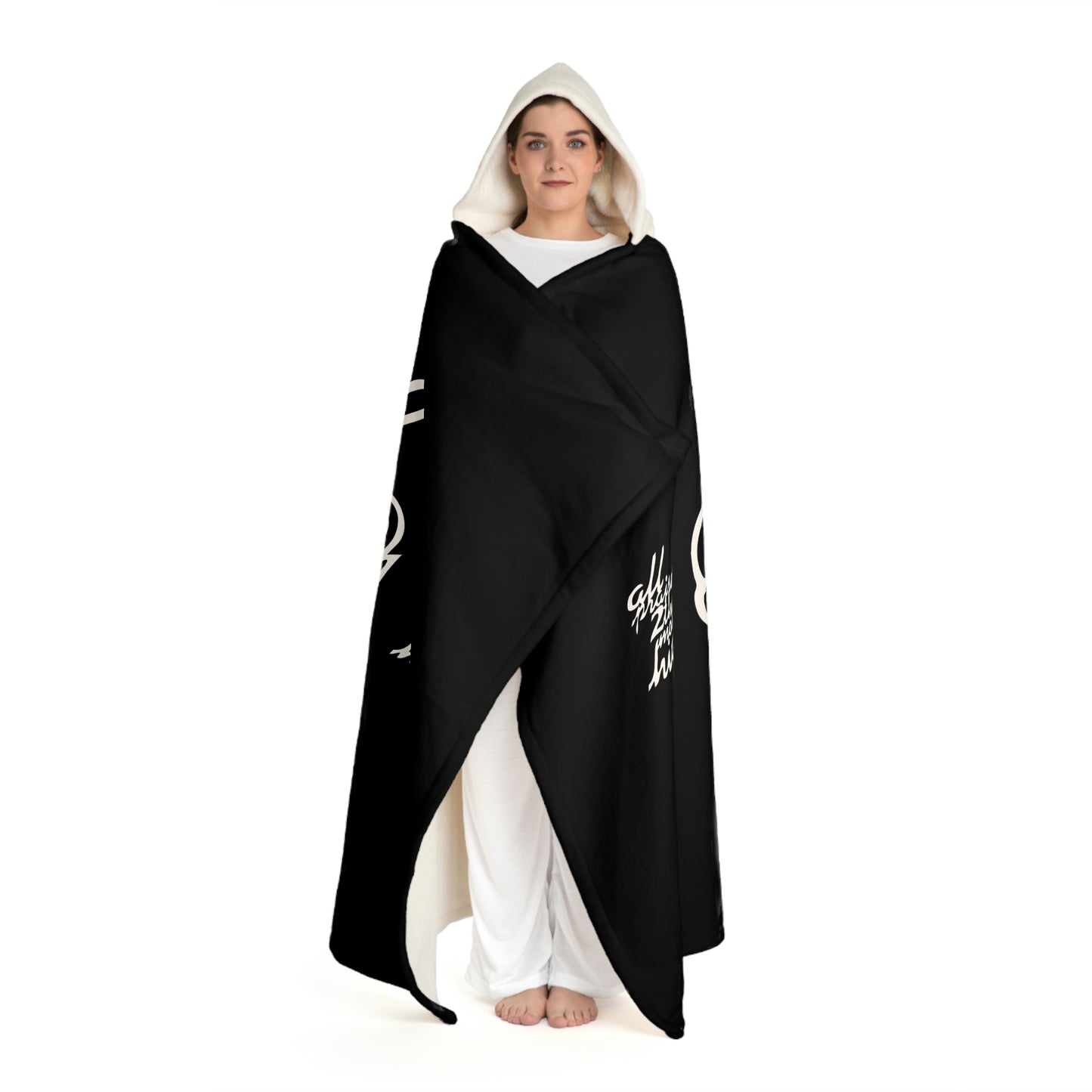 UNO UNCLESATBAGS Hooded Sherpa Fleece Blanket