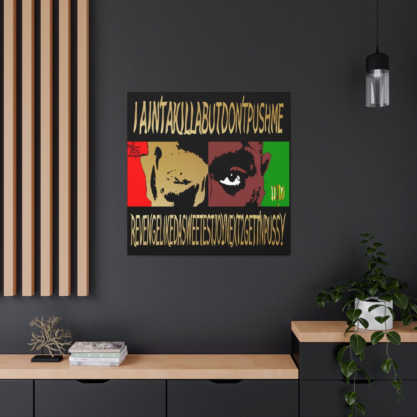 UNO LOVE2PAC 12, 20, 24, & 36" Square Canvas Gallery Wraps