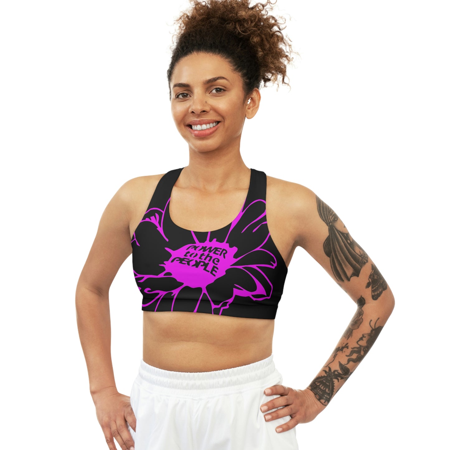 UNO POWERFLOWER Seamless Sports Bra (AOP)