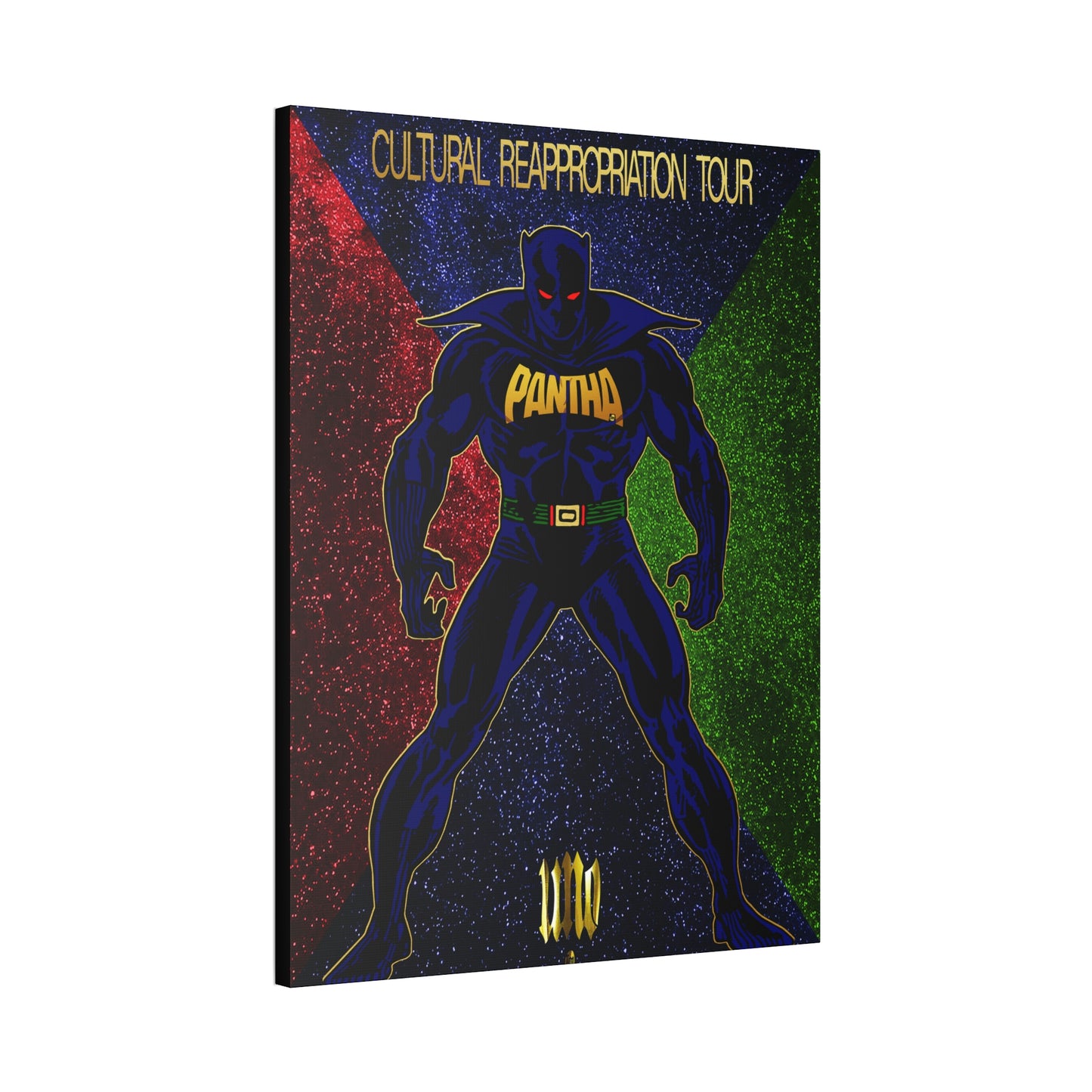 UNO PANTHA Cultural Reappropriation Tour 36x48 Canvas Stretched, 1.5''