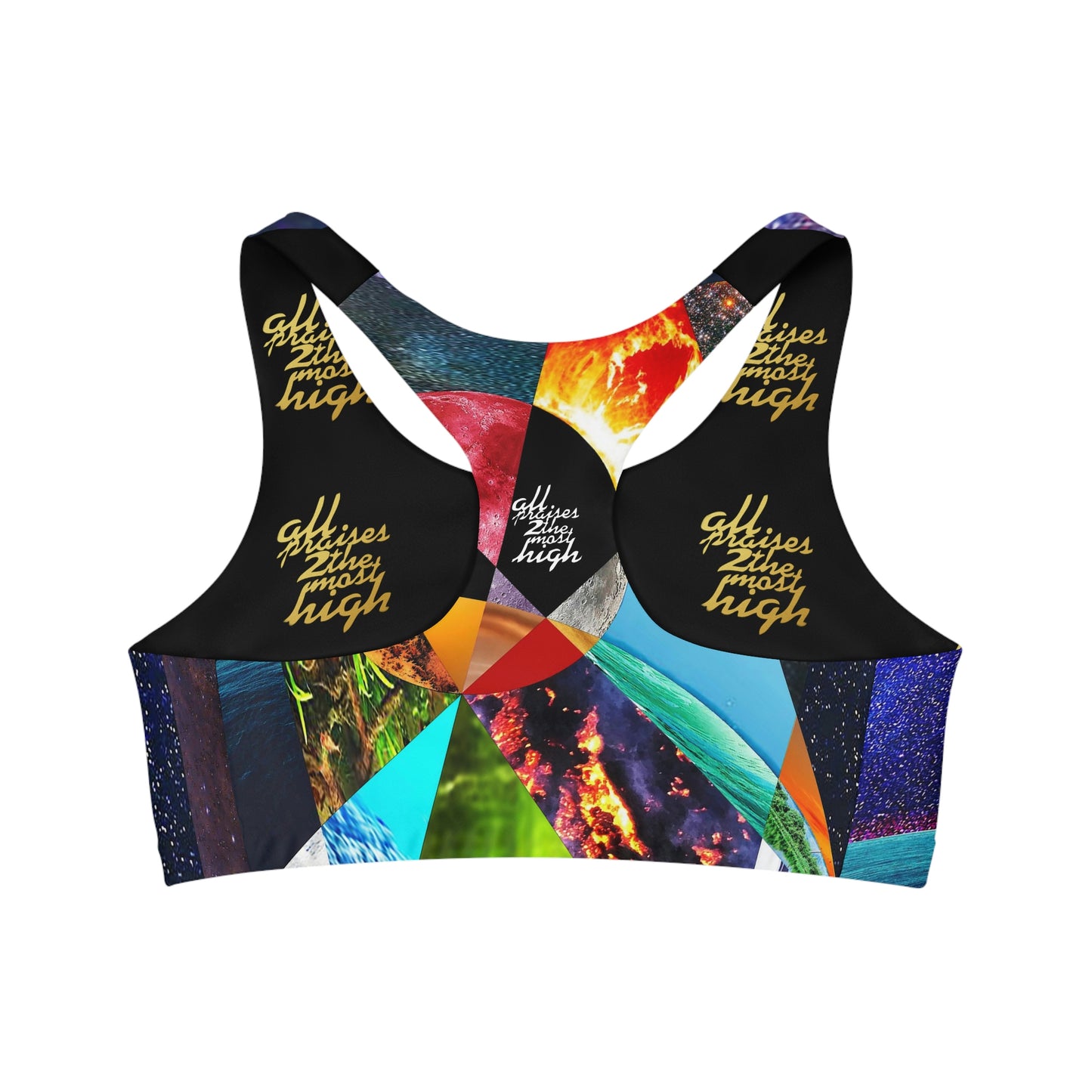 UNO ALLPRAISES I Seamless Sports Bra (AOP)