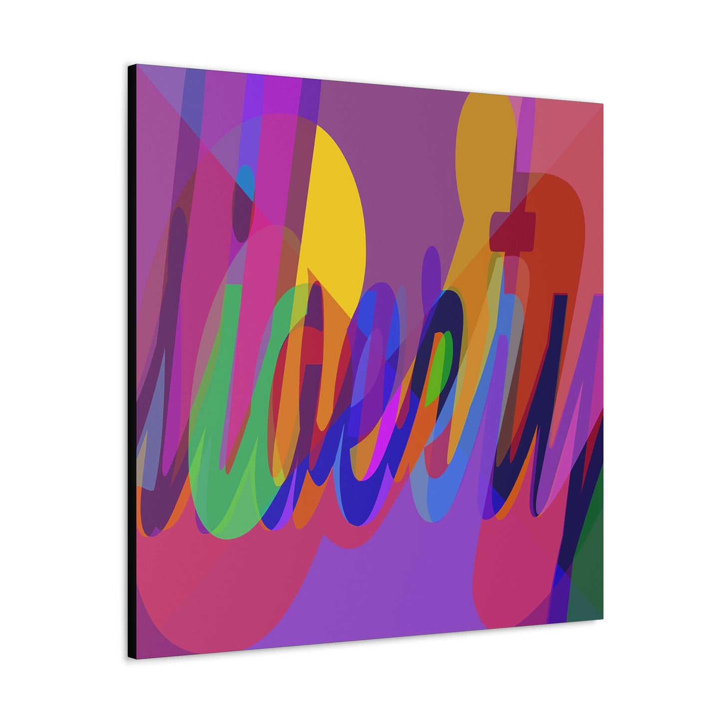 UNO WORD LIBERTY OR SLAVERY Canvas Gallery Wraps