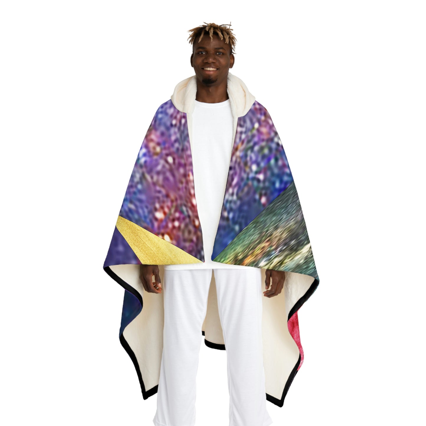 UNO ALLPRAISES III Hooded Sherpa Fleece Blanket