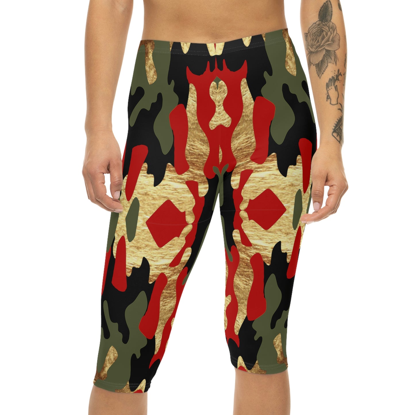 Women’s Capri Leggings (AOP)