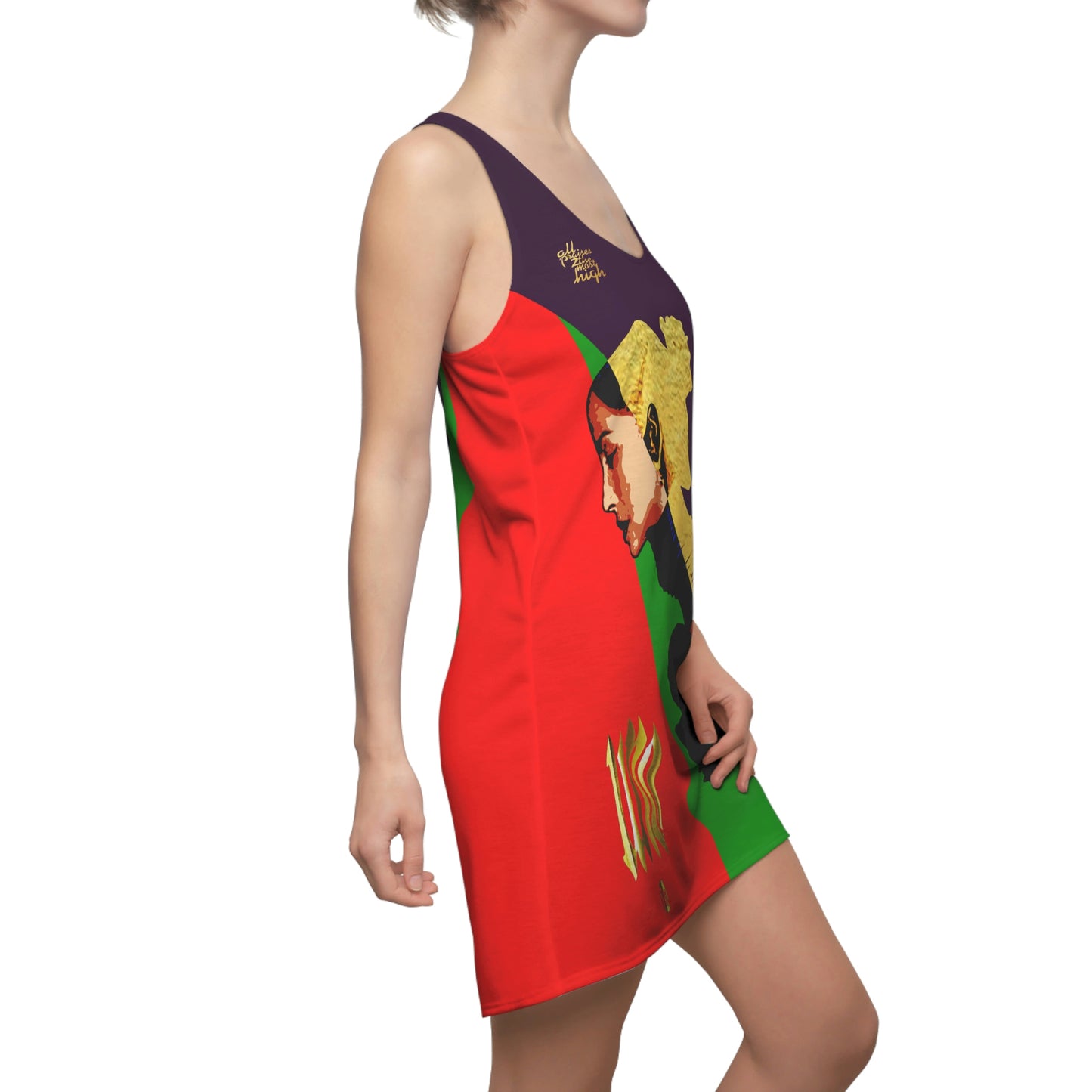 UNO SOULART SADE Women's Cut & Sew Racerback Dress