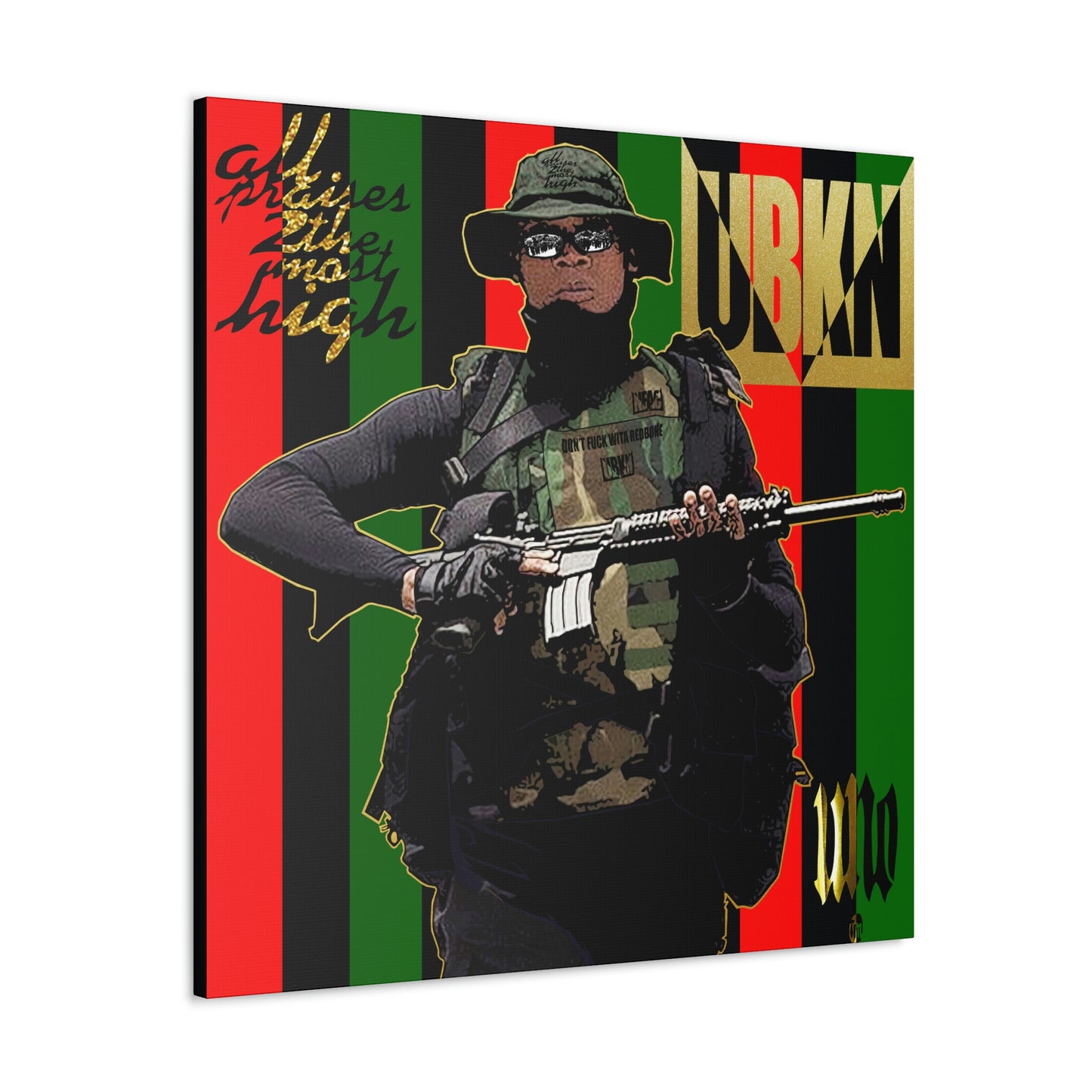 UNO 2THEREPUBLIC UBKN FREEGMJ 12, 20, 24, & 36" Canvas Gallery Wraps
