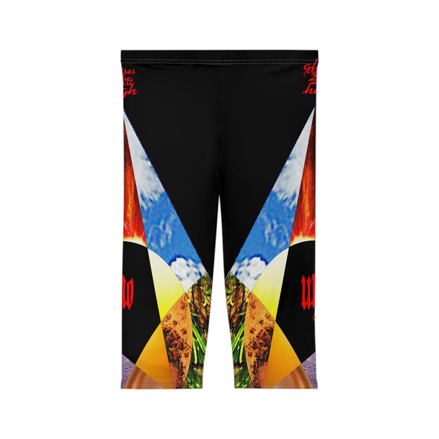 UNO ALLPRAISES II Variation 1 Women’s Capri Leggings (AOP)