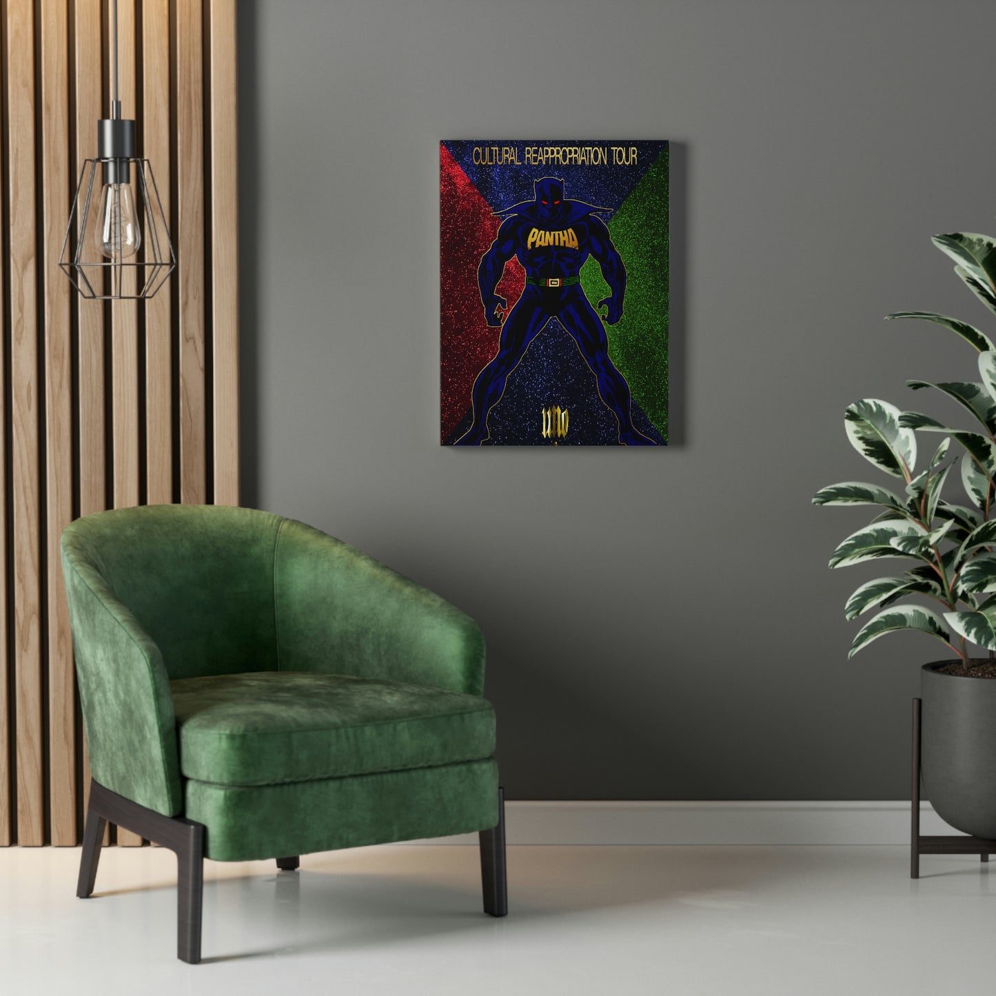 UNO PANTHA Cultural Reappropriation Tour 12x16, 18x24, & 24x30" Stretched Canvas