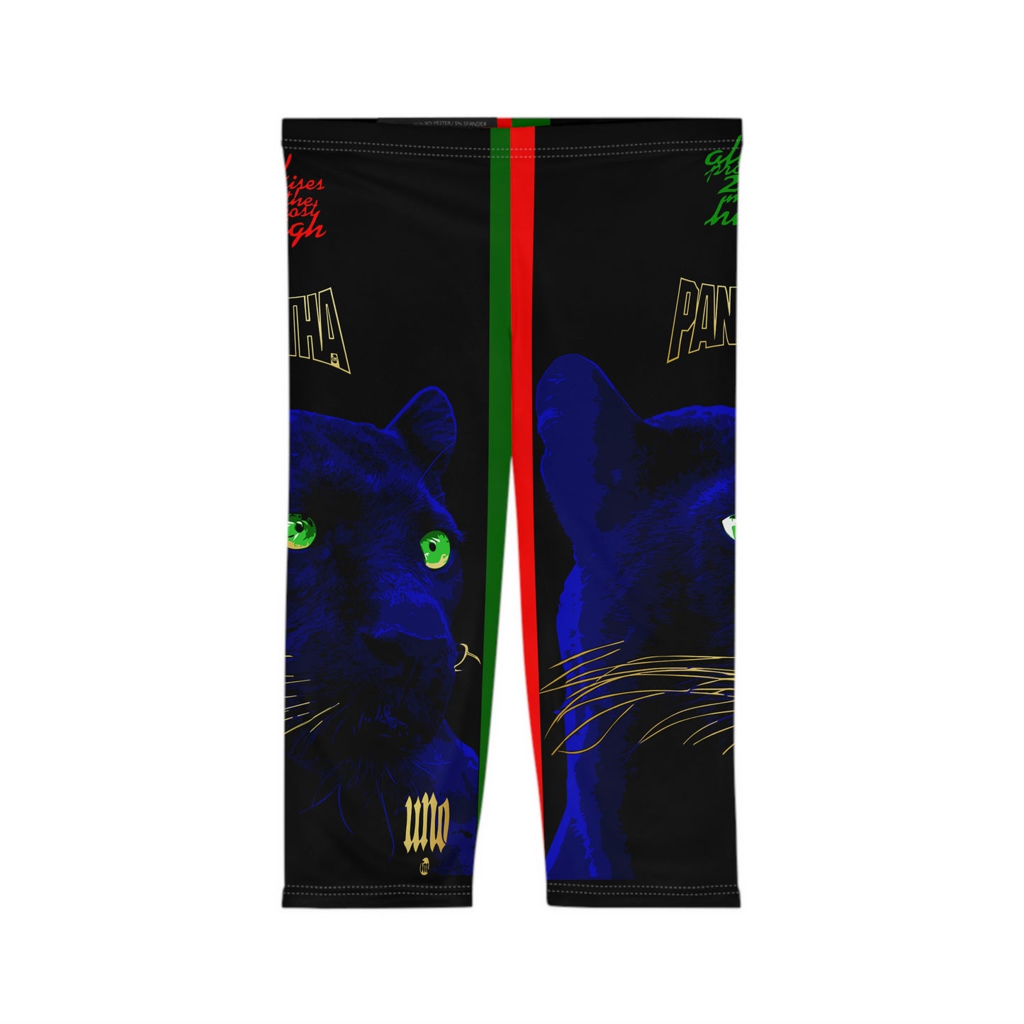 UNO PANTHA Women’s Capri Leggings (AOP)