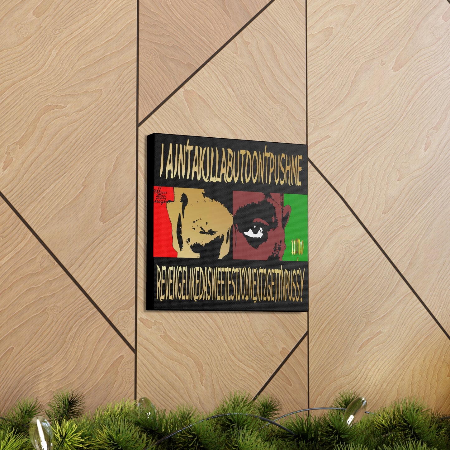 UNO LOVE2PAC 12, 20, 24, & 36" Square Canvas Gallery Wraps