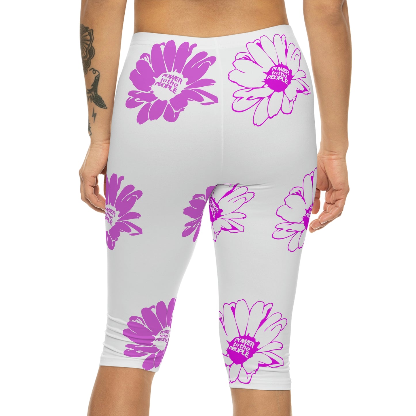 UNO POWERFLOWER Women’s Capri Leggings (AOP)