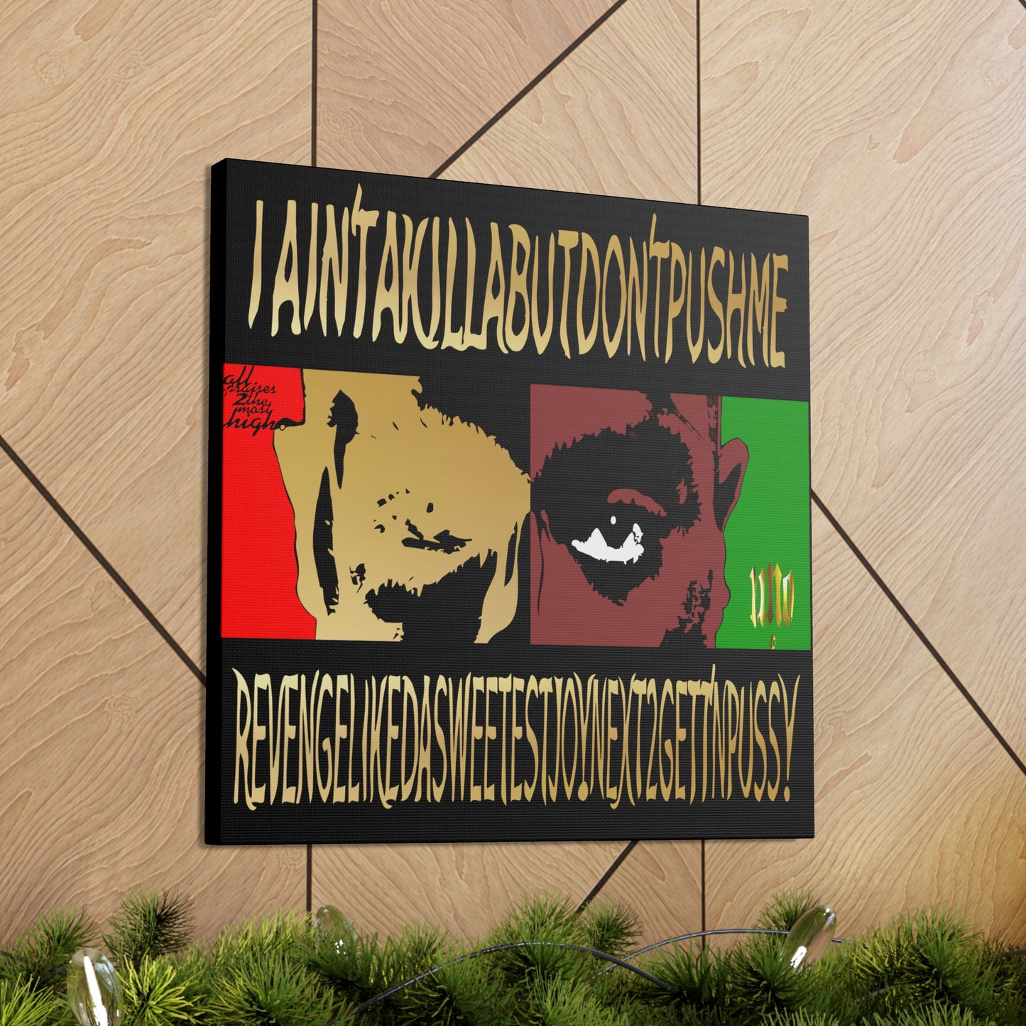 UNO LOVE2PAC 12, 20, 24, & 36" Square Canvas Gallery Wraps