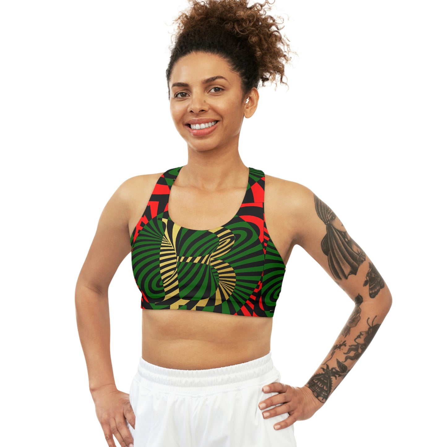 UNOBTCMAX Seamless Sports Bra (AOP)