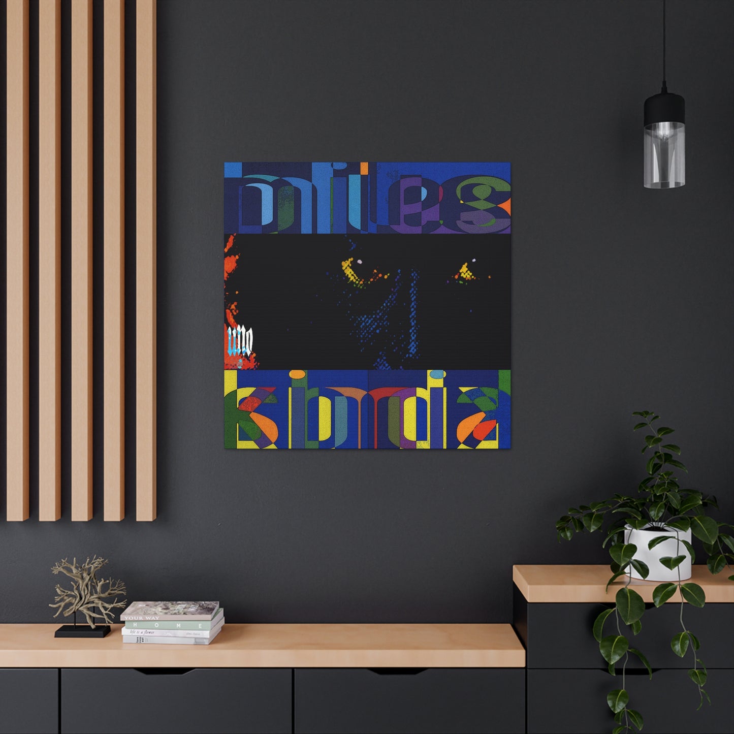 UNO BLUEMILESKINDA 12, 20, 24, & 36" Square Canvas Gallery Wraps