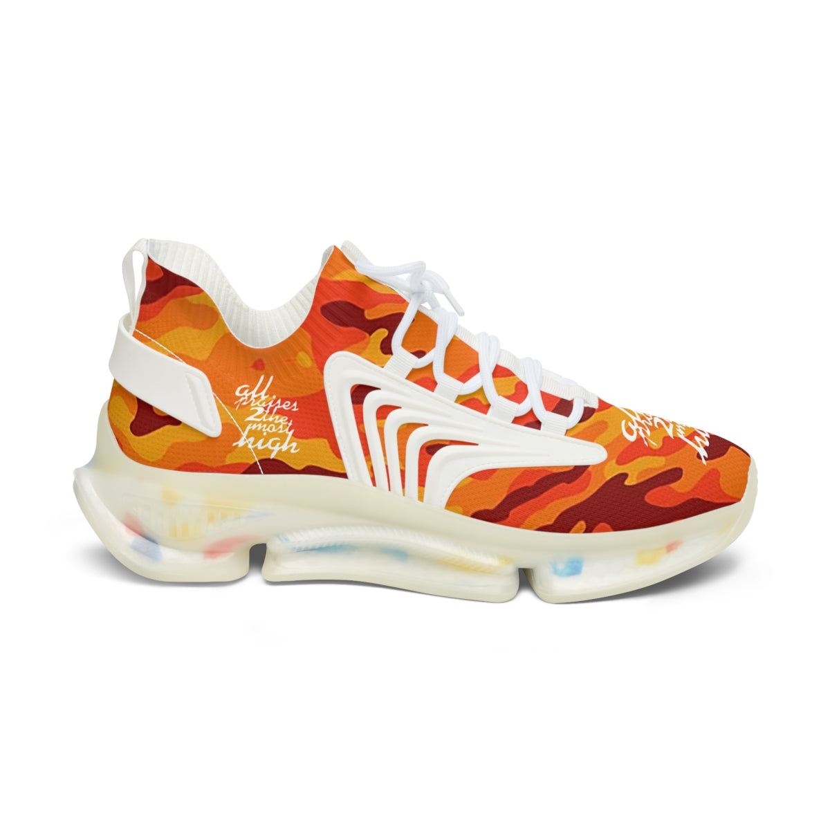 UNO ALL PRAISES Women's Mesh Sneakers Camo Collection