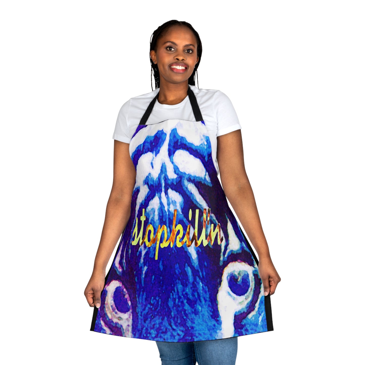 UNO STOPKILL'N TIGREBLU Apron (AOP)