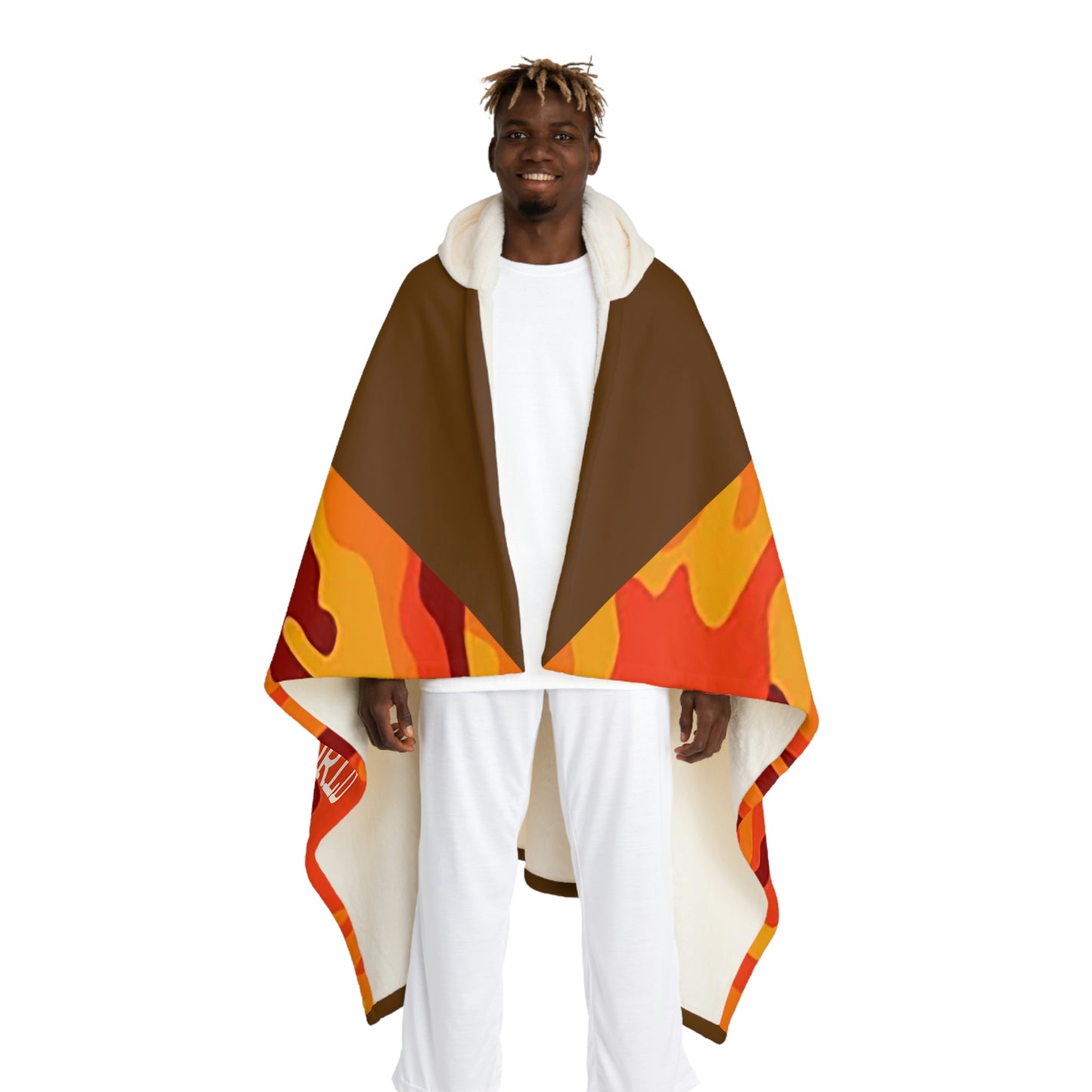 UNO LOVETHELAND Hooded Sherpa Fleece Blanket Camo Collection