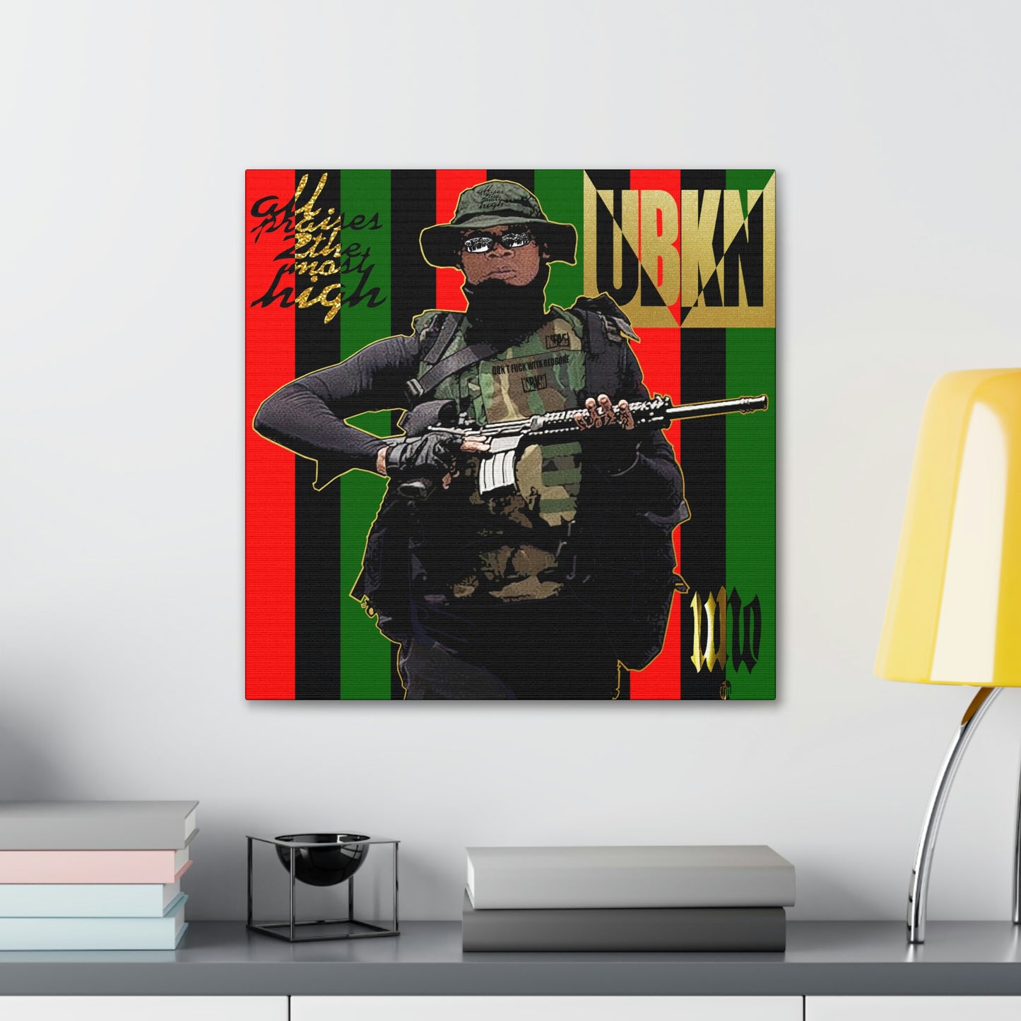 UNO 2THEREPUBLIC UBKN FREEGMJ 12, 20, 24, & 36" Canvas Gallery Wraps