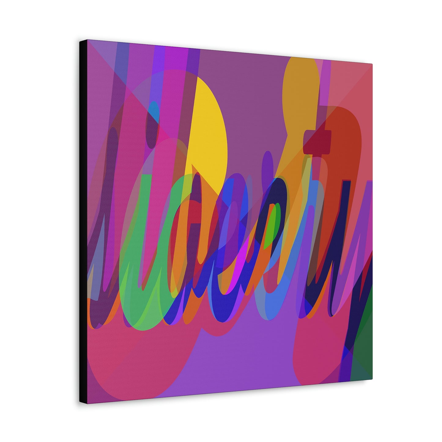 UNO WORD LIBERTY OR SLAVERY Canvas Gallery Wraps
