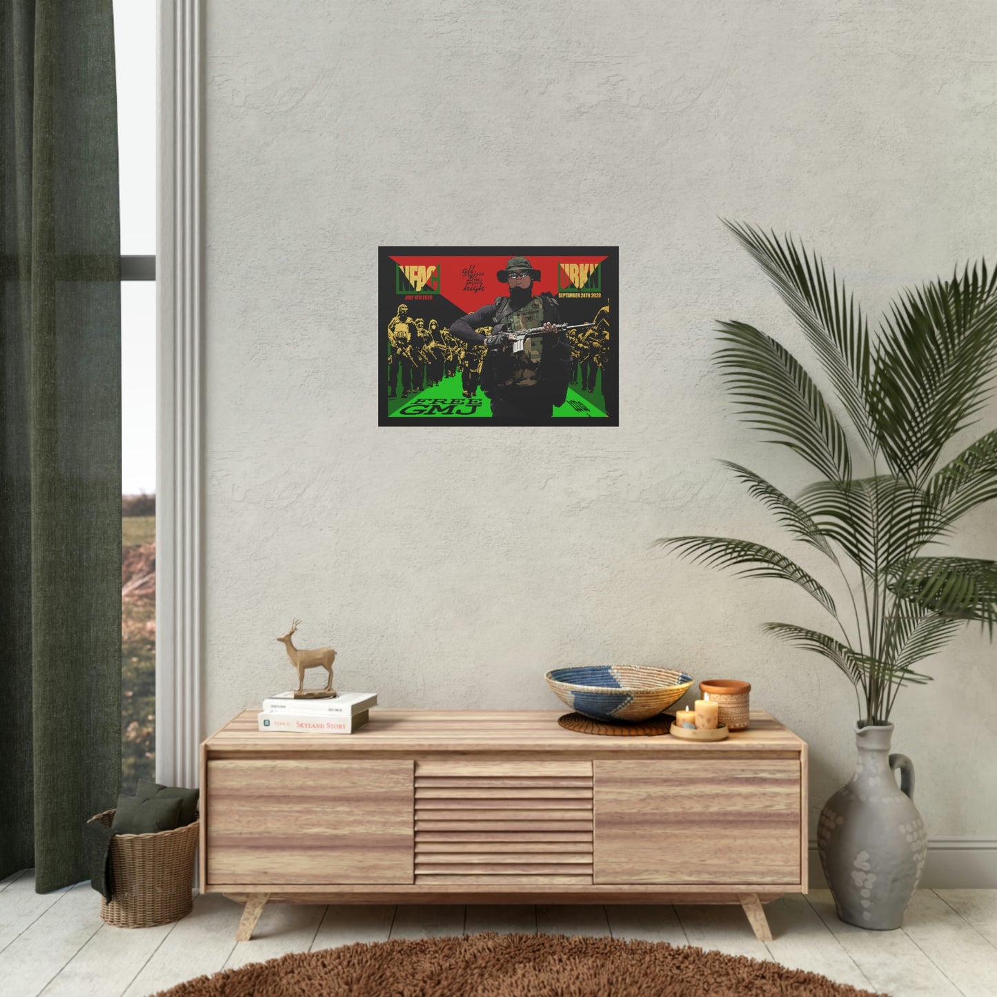 UNO 2THEREPUBLIC FREEGMJ 24x18 Rolled Posters