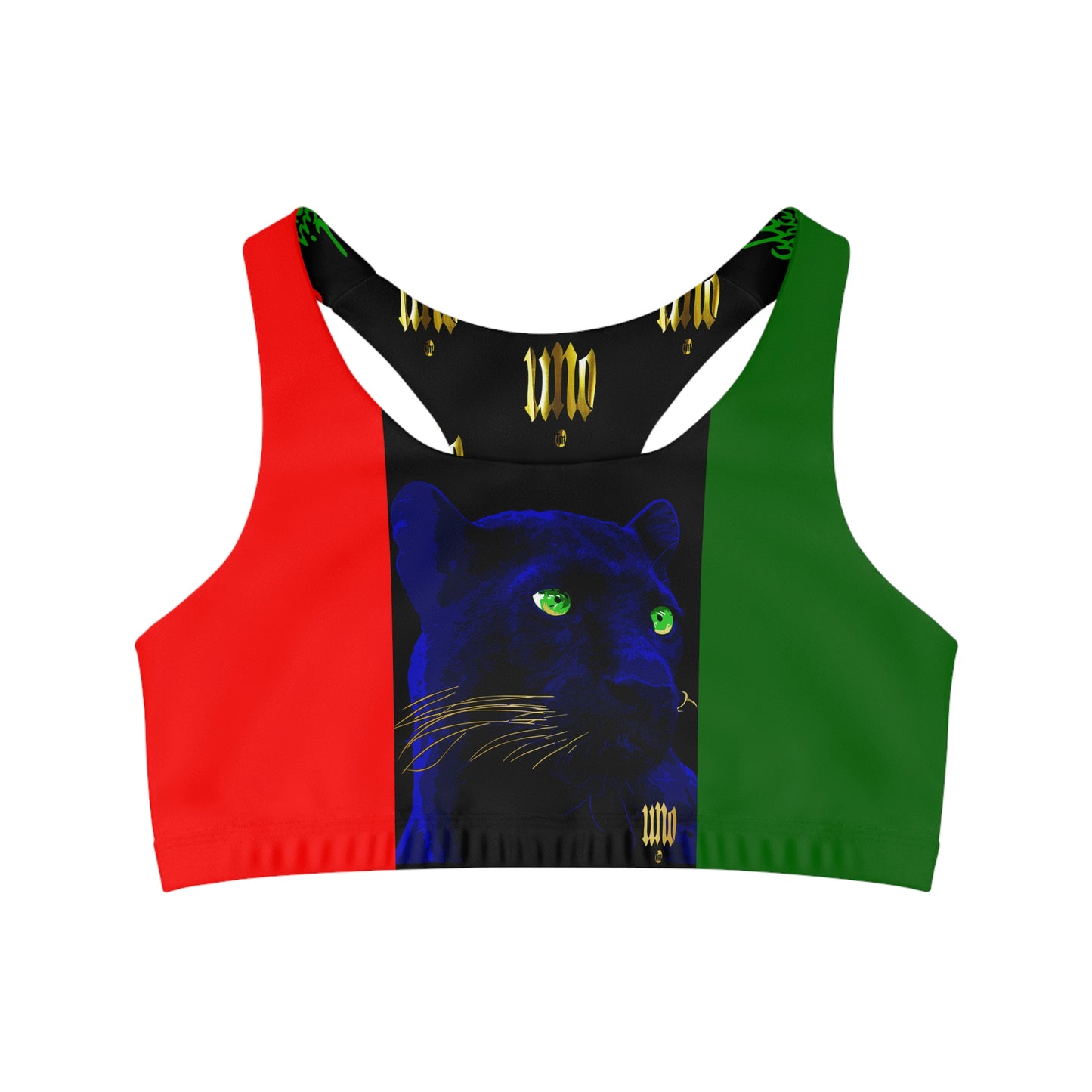 UNO PANTHA Seamless Sports Bra (AOP)