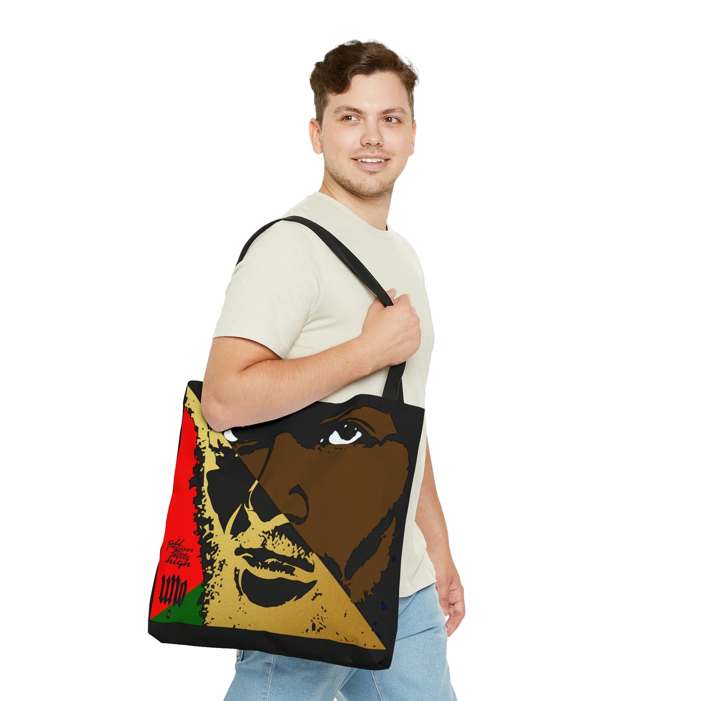 UNO LOVEBLACKLIVES LOVEGILSCOTT AOP Tote Bag