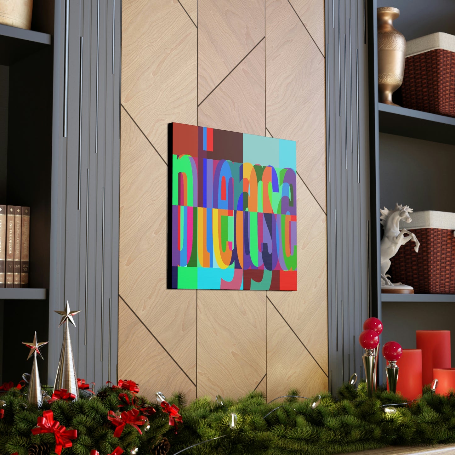 UNO WORD NIGGAPLEASE Canvas Gallery Wraps
