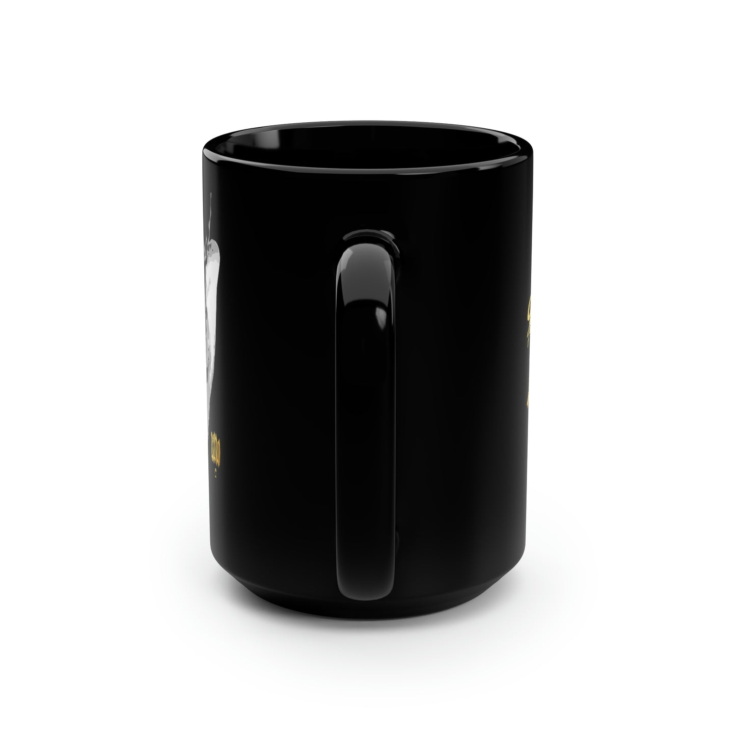 UNO LOVEMALCOLM Our Ancestor are Watching Us Black Mug, 15oz