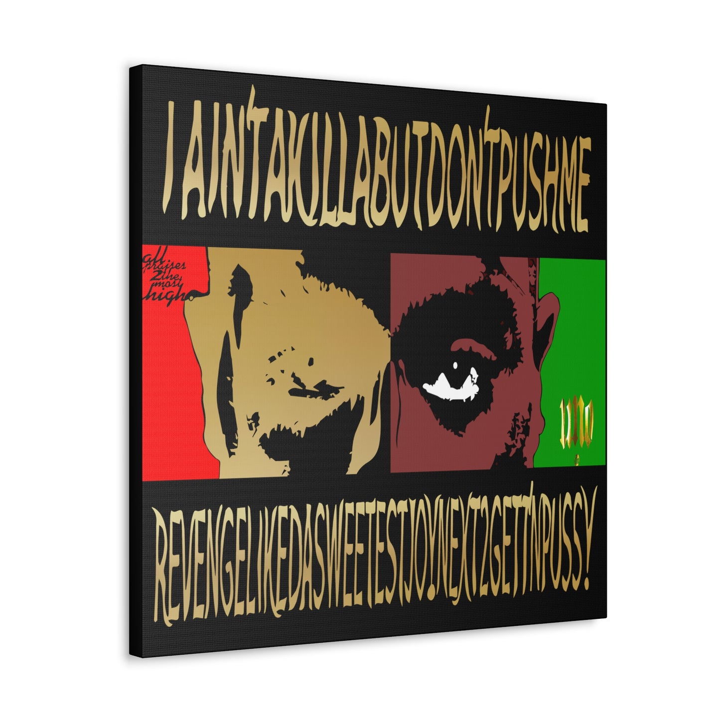 UNO LOVE2PAC 12, 20, 24, & 36" Square Canvas Gallery Wraps