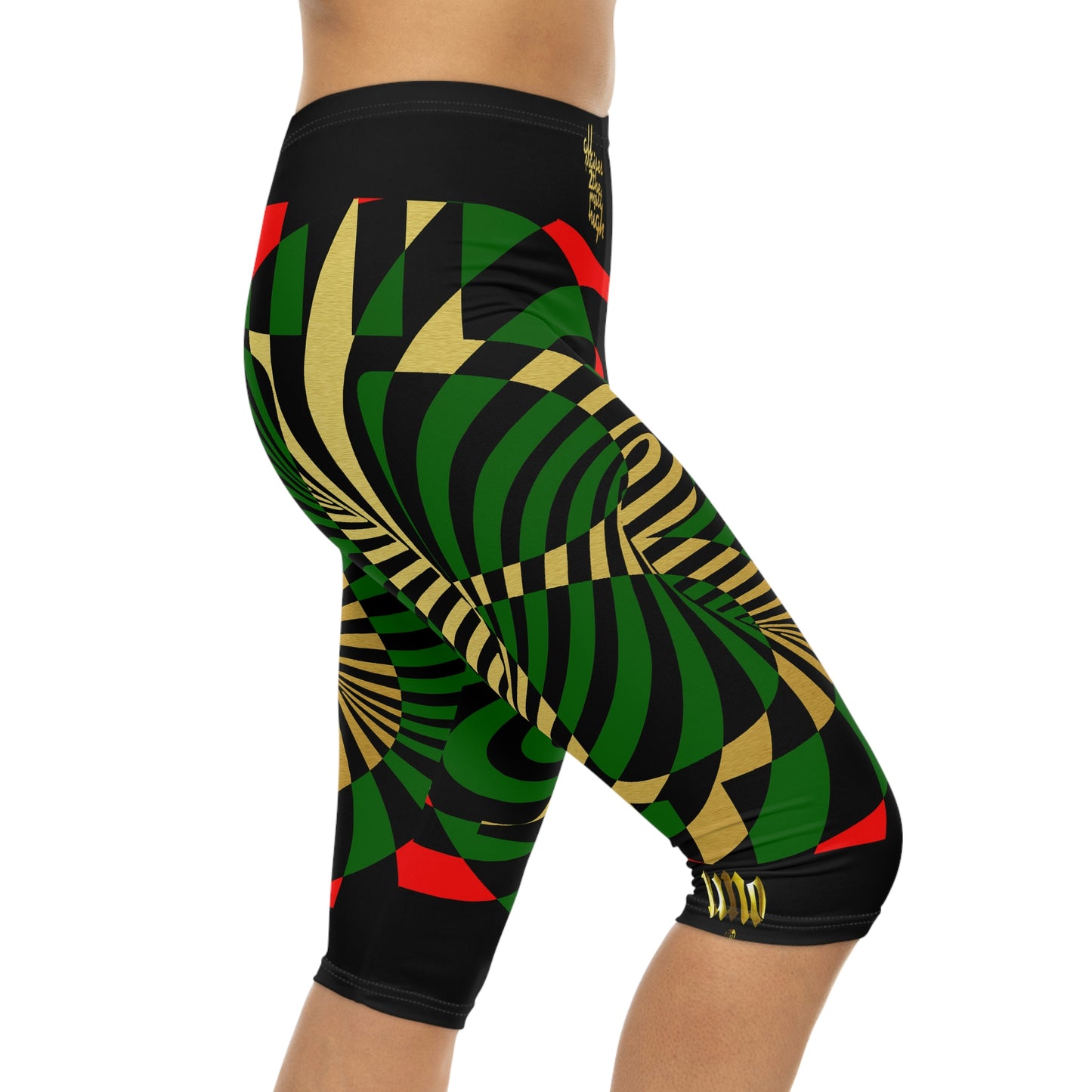 UNOBTCMAX Women’s Capri Leggings (AOP)