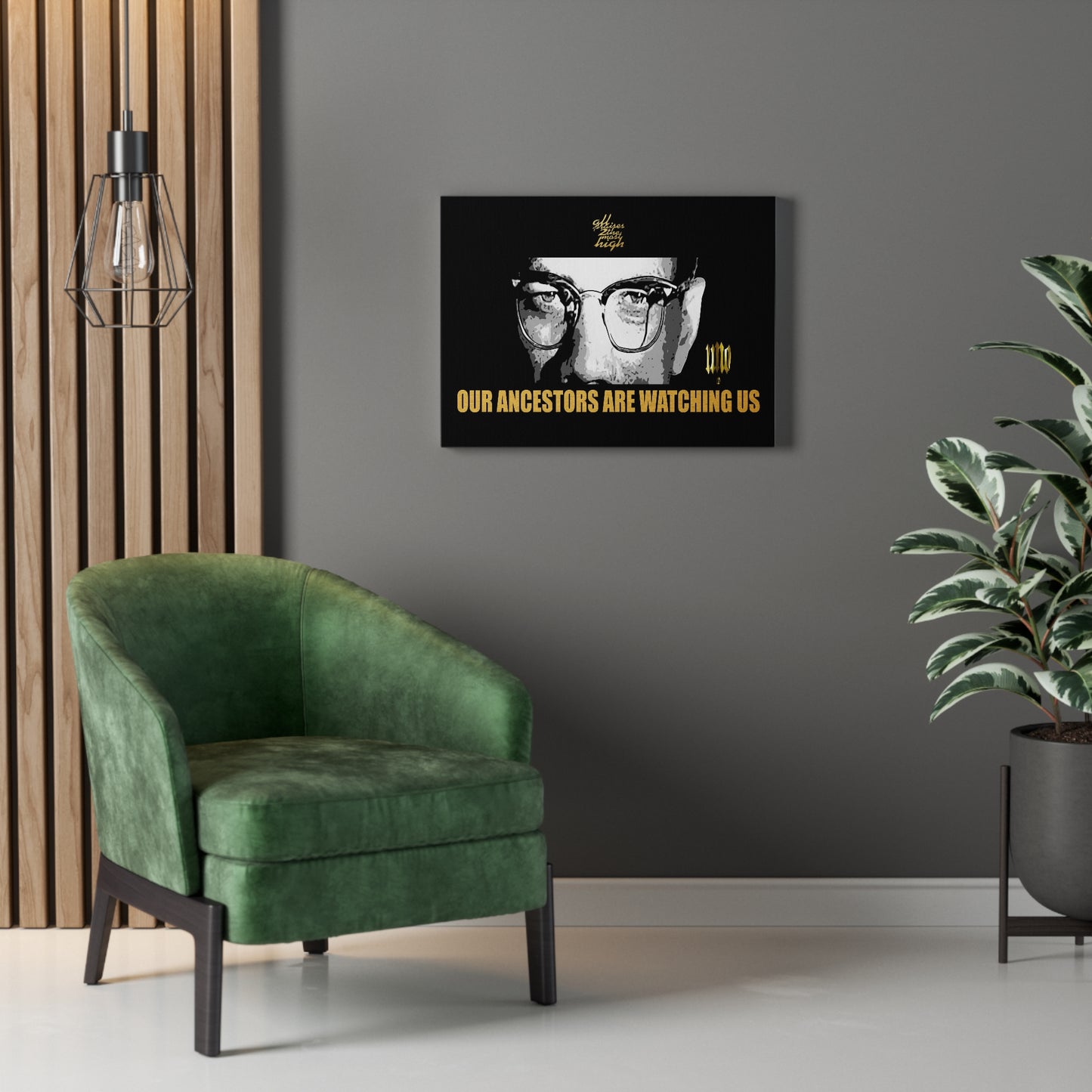 UNO LOVEMALCOLM Our Ancestors are Watching Us 16x12, 24x18, & 30x24" Stretched Canvas