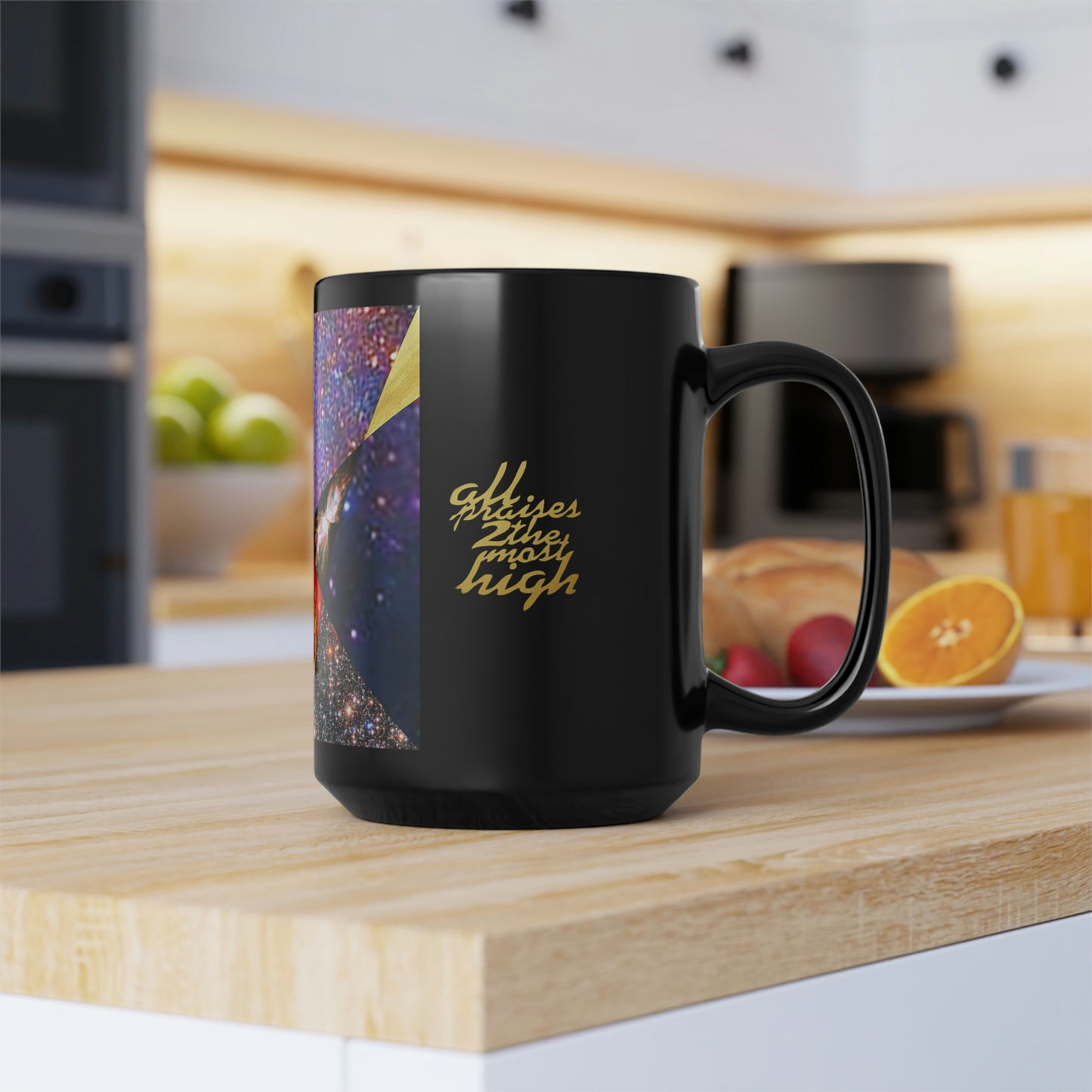 UNO ALLPRAISES III Black Mug, 15oz