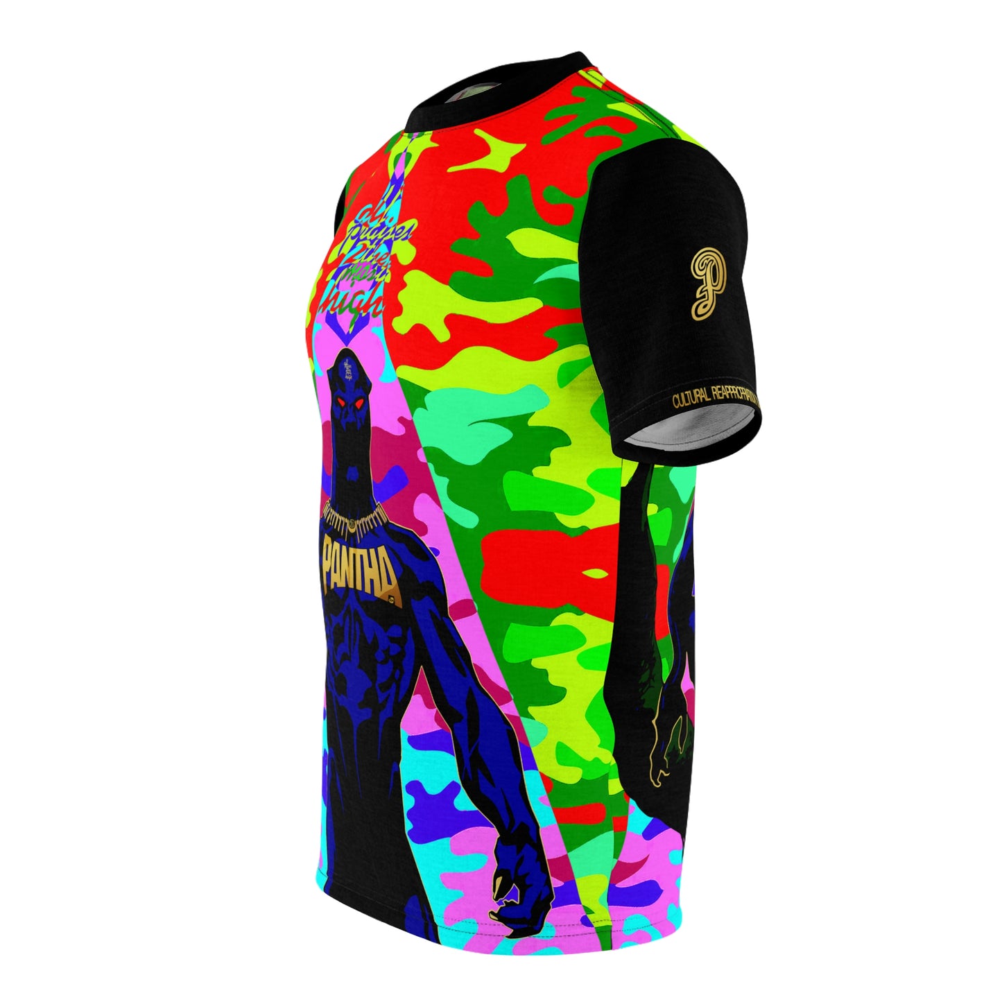 UNO PANTHA CULTURAL REAPPROPRIATION TOUR Unisex Cut & Sew Tee (AOP) Camo Collection