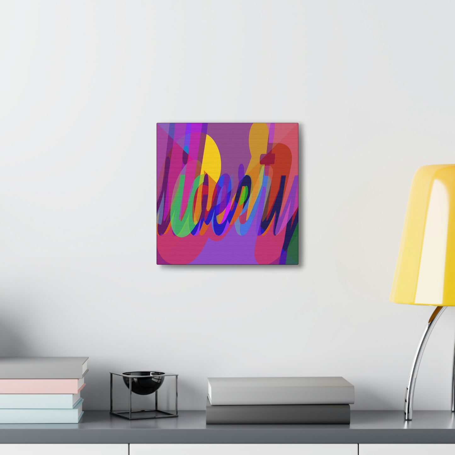 UNO WORD LIBERTY OR SLAVERY Canvas Gallery Wraps