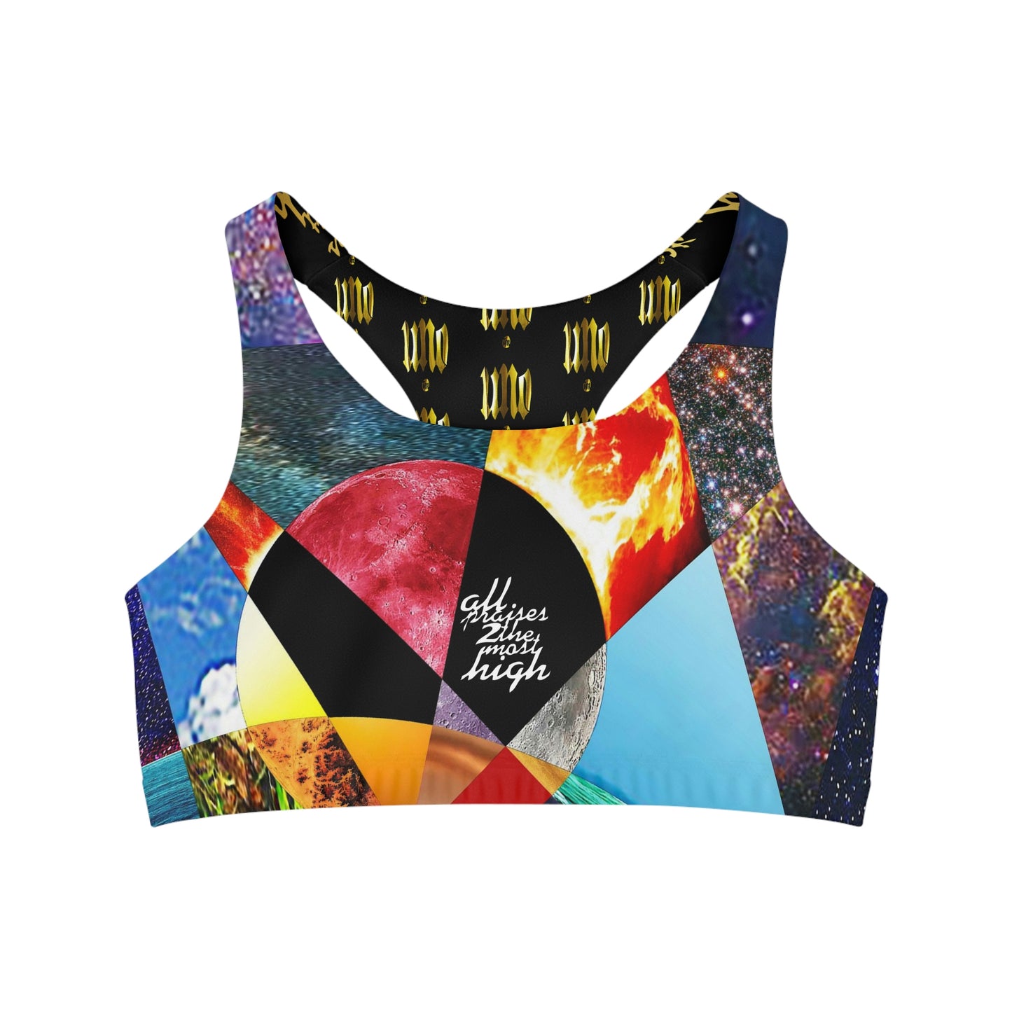 UNO ALLPRAISES I Seamless Sports Bra (AOP)