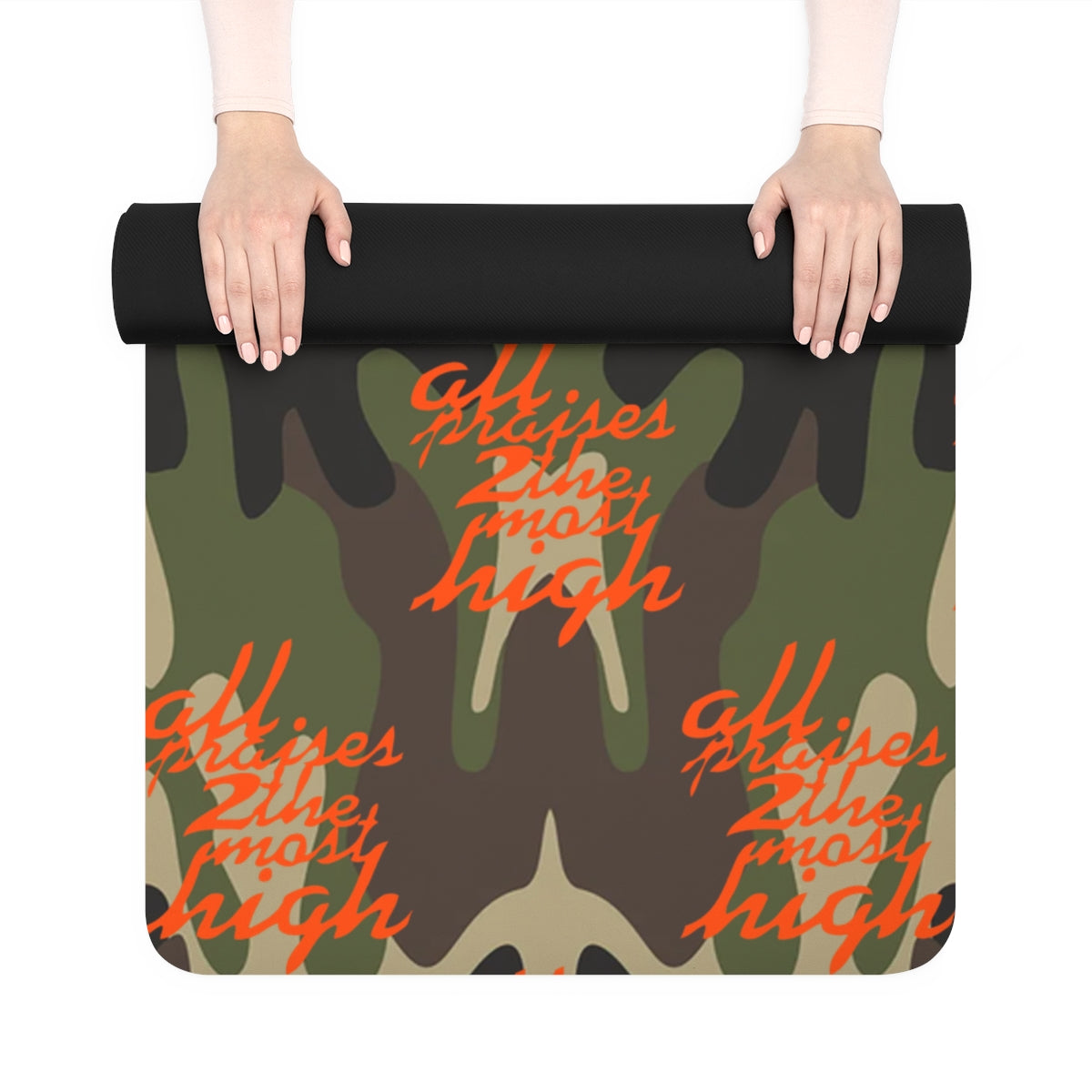 UNO ALL PRAISES Rubber Yoga Mat Camo Collection