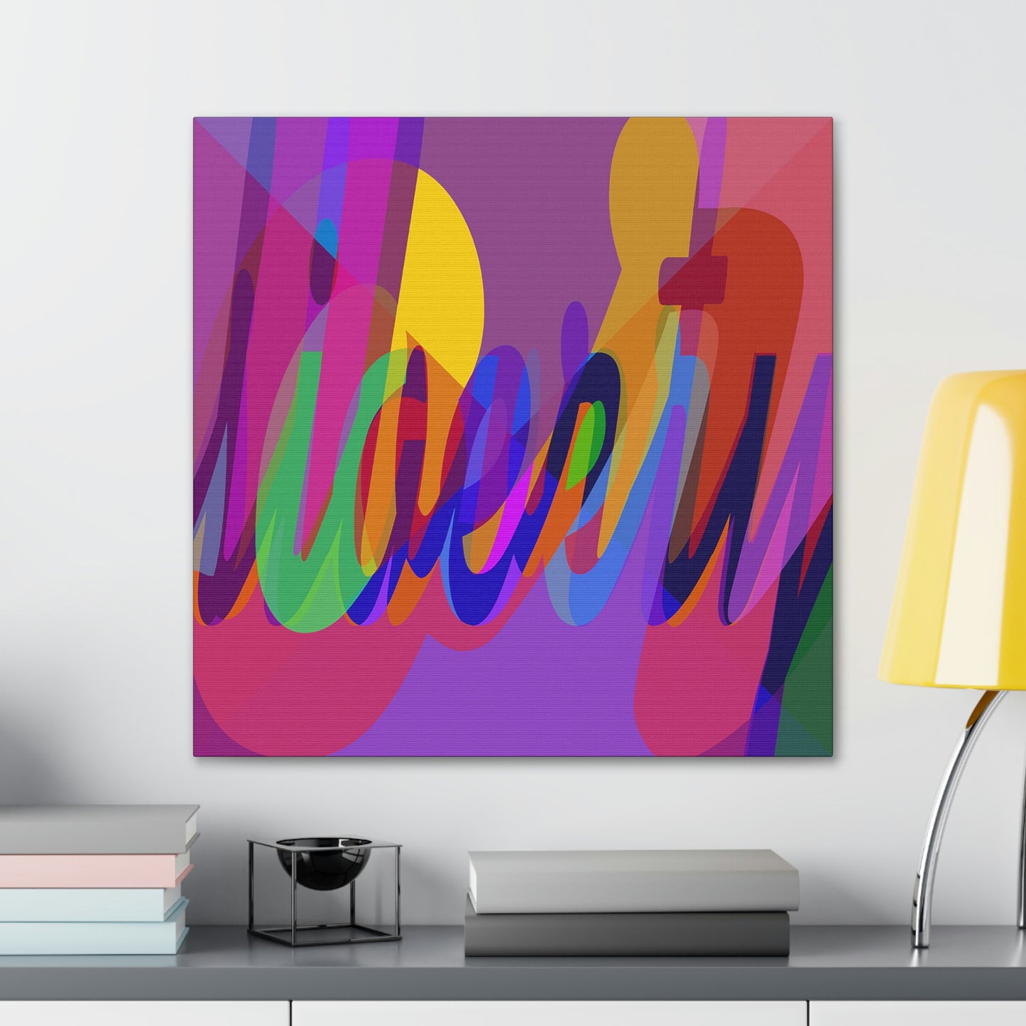 UNO WORD LIBERTY OR SLAVERY Canvas Gallery Wraps