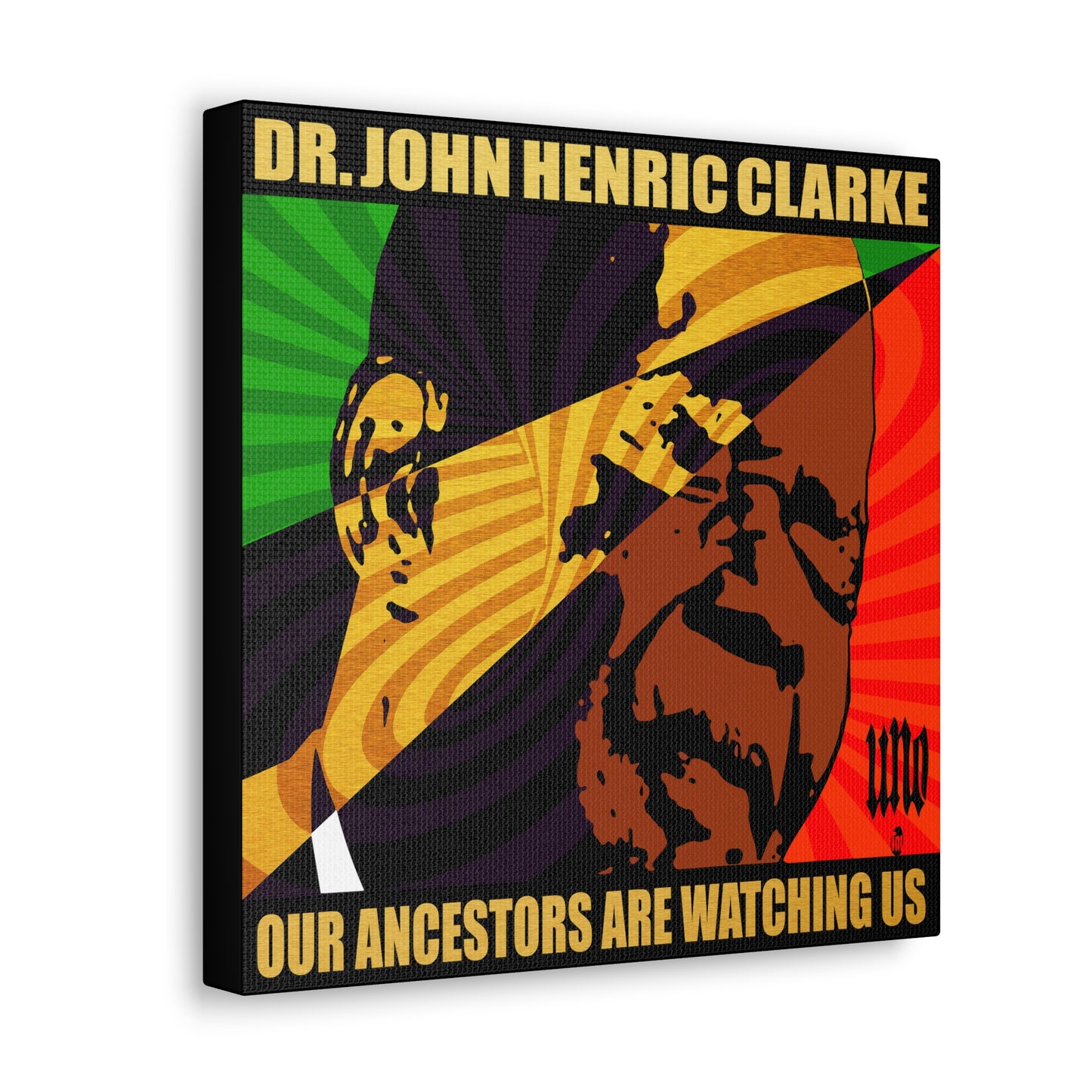 UNO LOVEJOHNHENRICCLARKE Our Ancestors Are Watching Us 12, 20, 24, & 36" Square Canvas Gallery Wraps