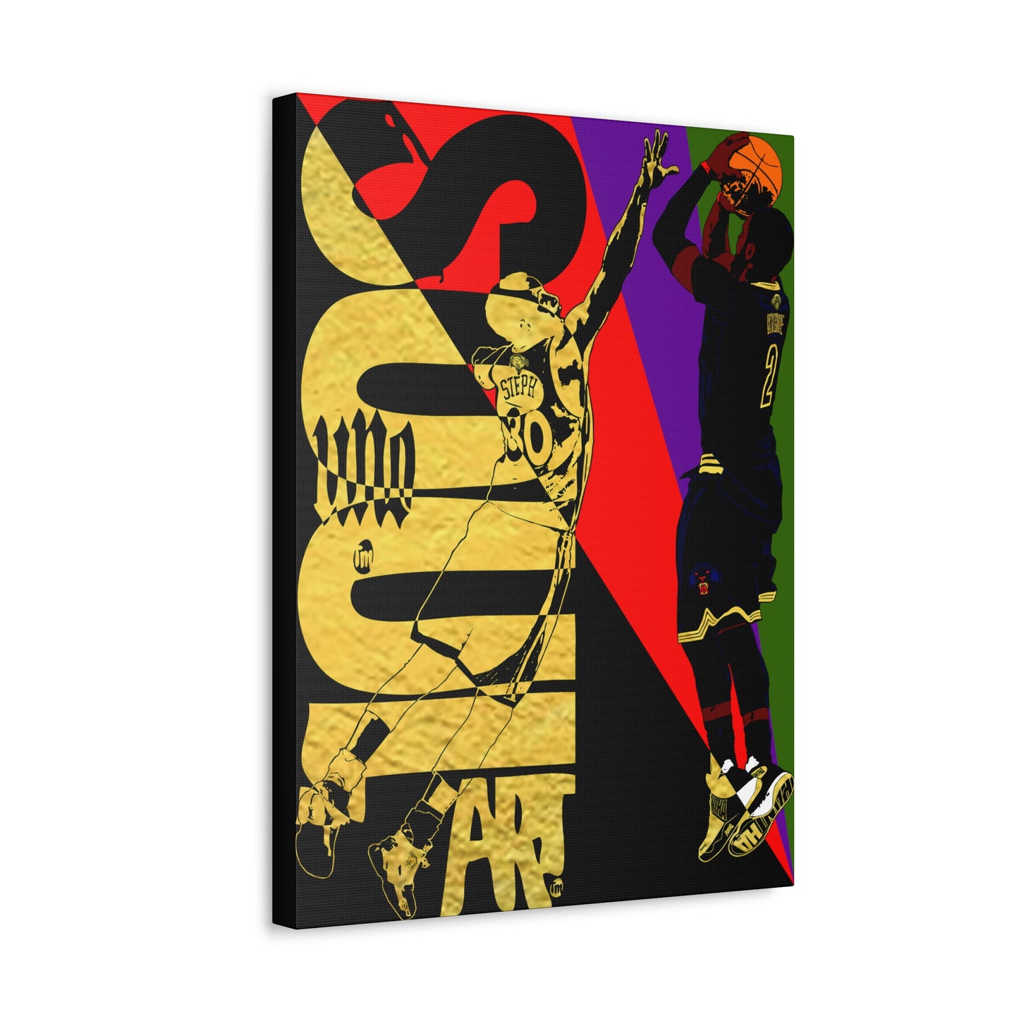 UNO SOULART KYRIECAN'TBFADED GM7 GameWinna 12x16, 18x24, & 24x30" Stretched Canvas