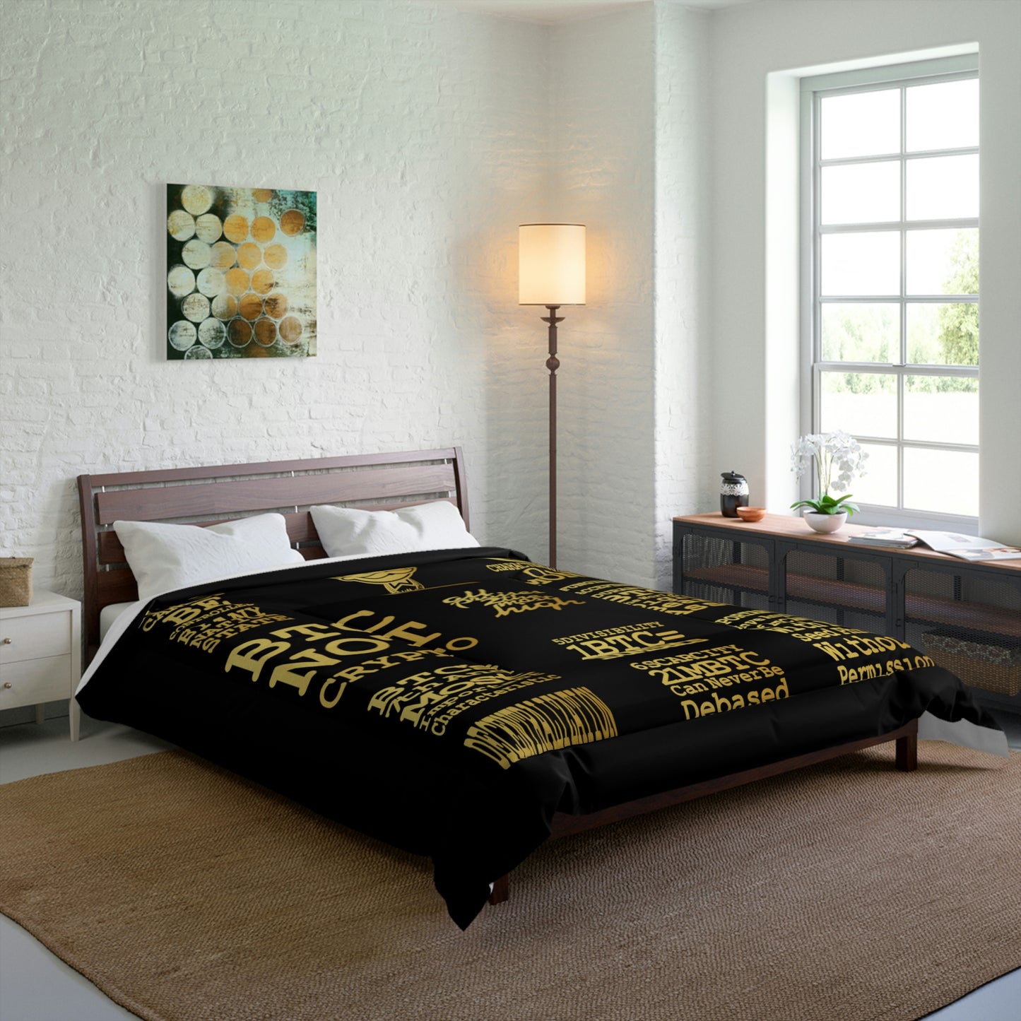 UNOBTC 6 CHARACTERISTICS OF MONEY Comforter