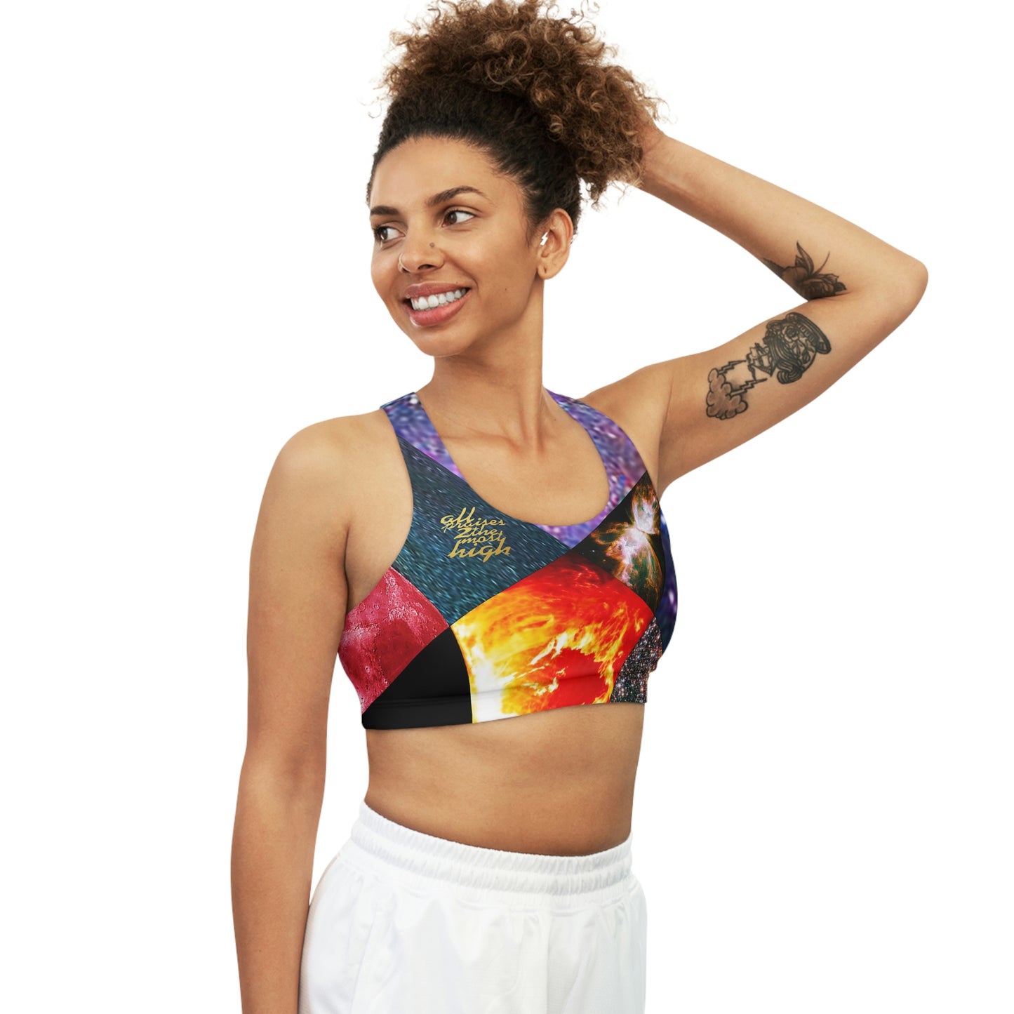UNO ALLPRAISES III Seamless Sports Bra (AOP)
