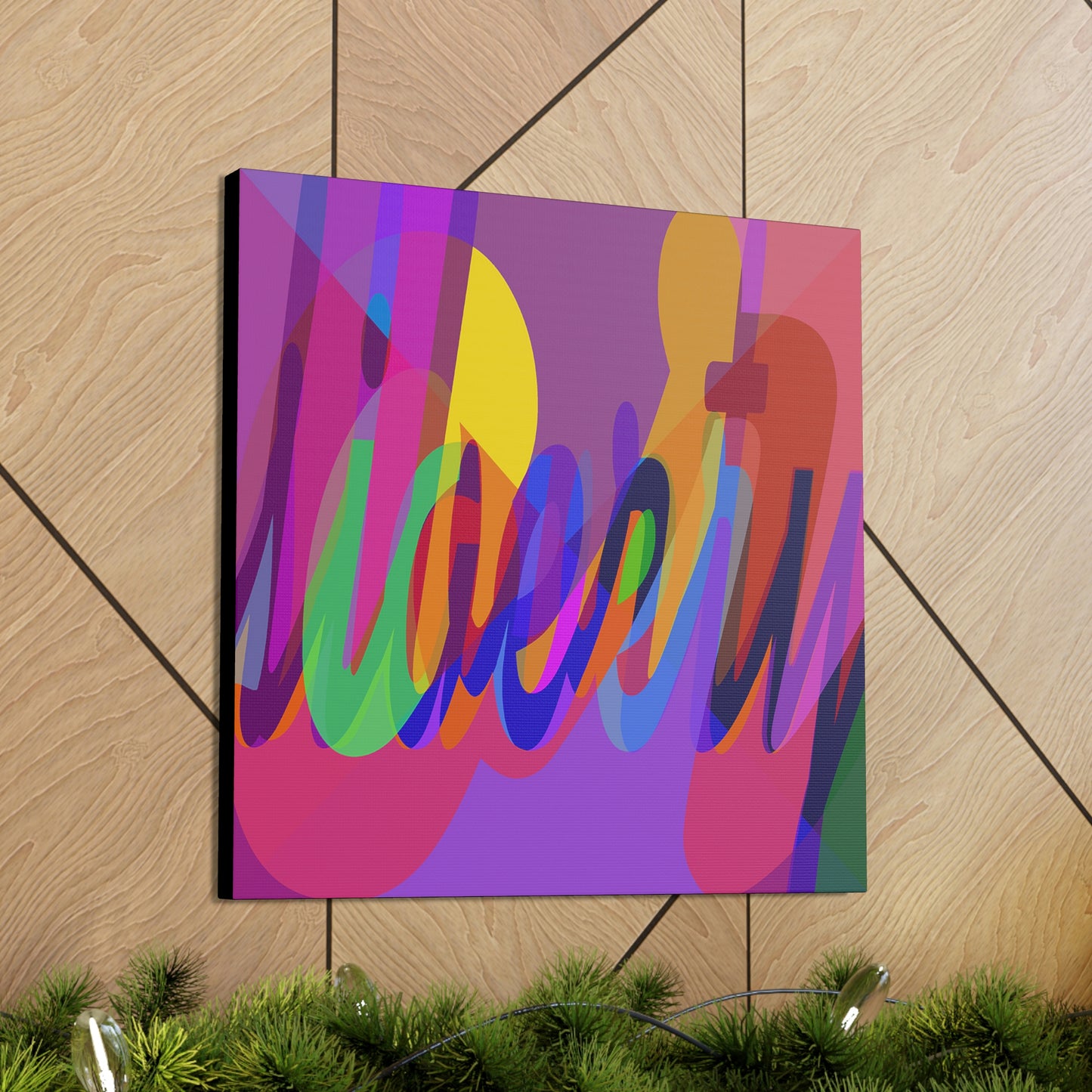 UNO WORD LIBERTY OR SLAVERY Canvas Gallery Wraps