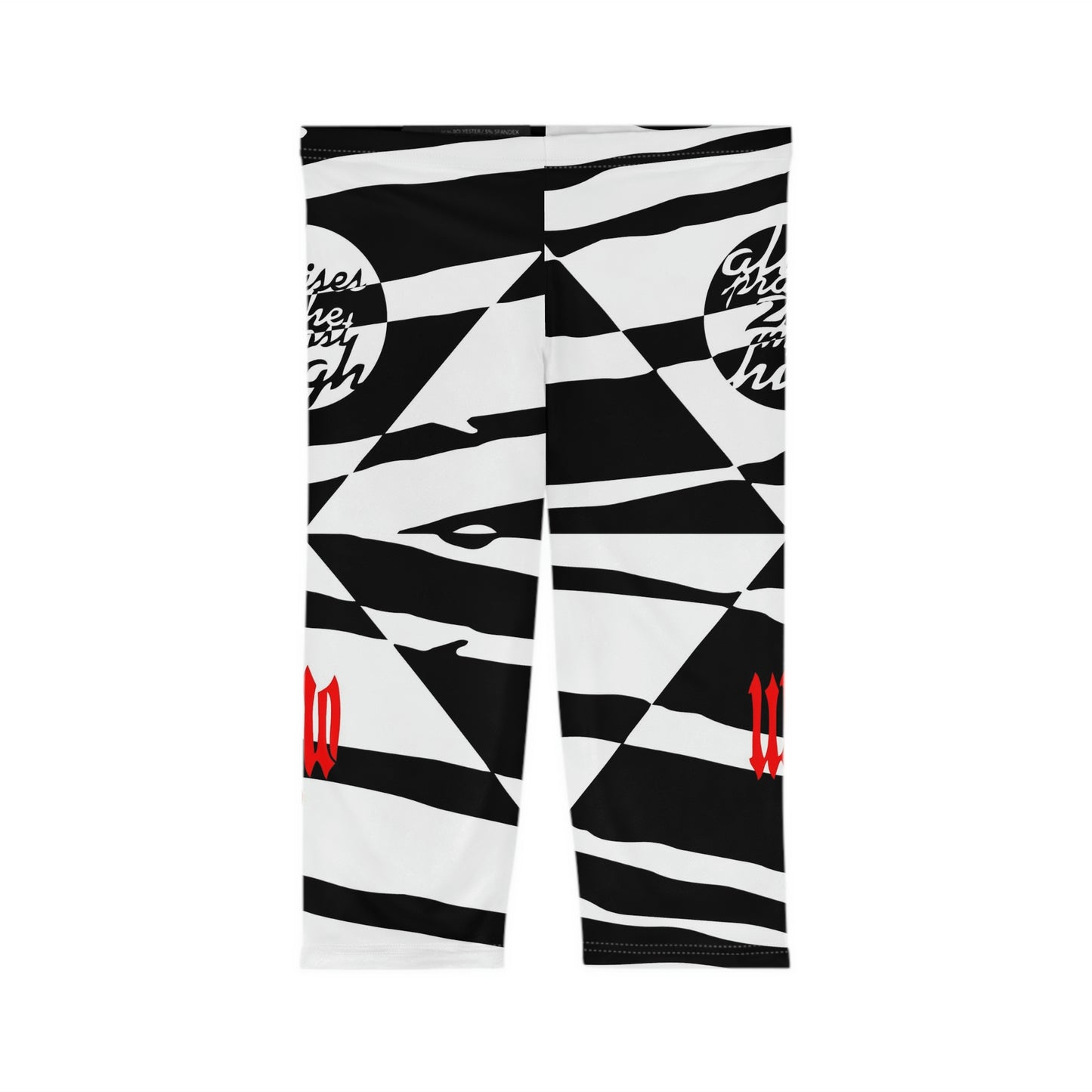UNO ZEBRALOVE STOPKILL'N Women’s Capri Leggings (AOP)