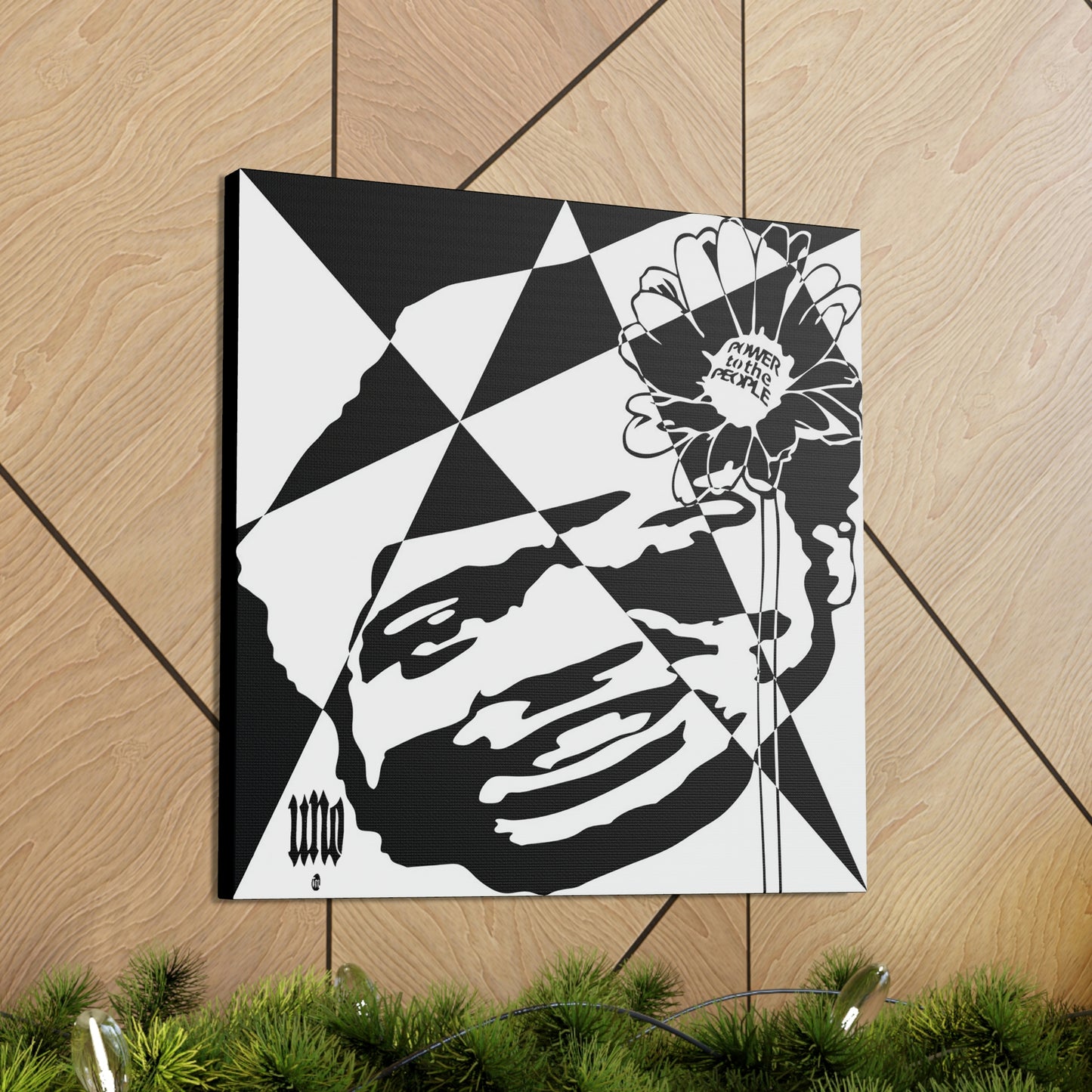 UNO LOVEBLACKLIVES FREDIS4EVA Canvas Gallery Wraps