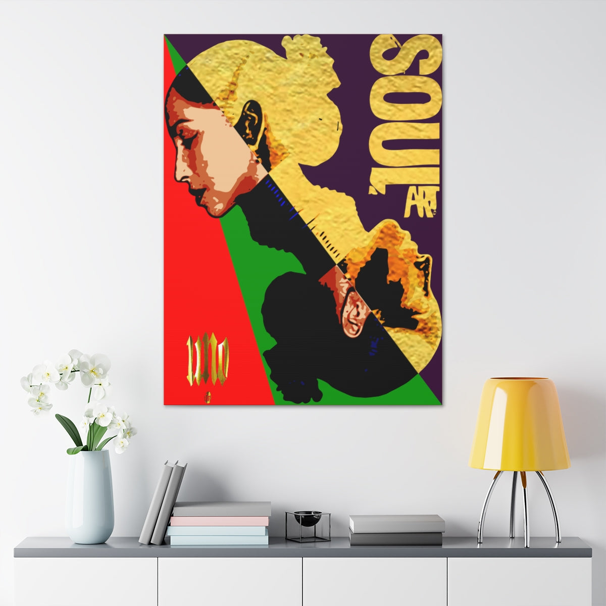 UNO SADE SOULART 36x48 Canvas Stretched, 1.5''