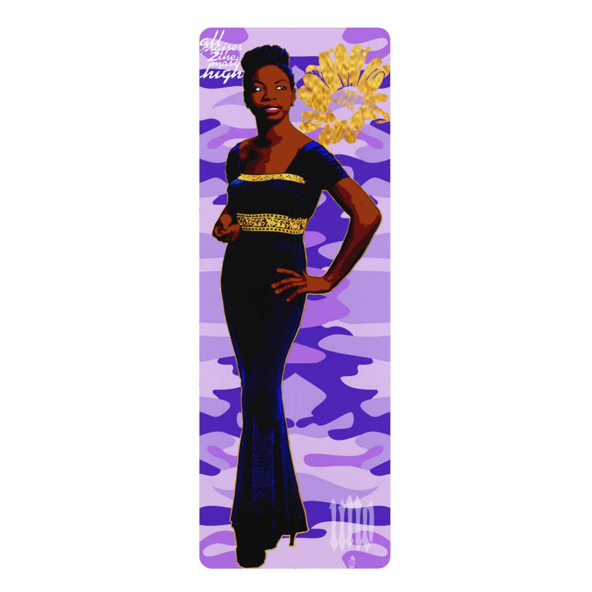 UNO LOVENINA POWERFLOWER Rubber Yoga Mat Camo Collection