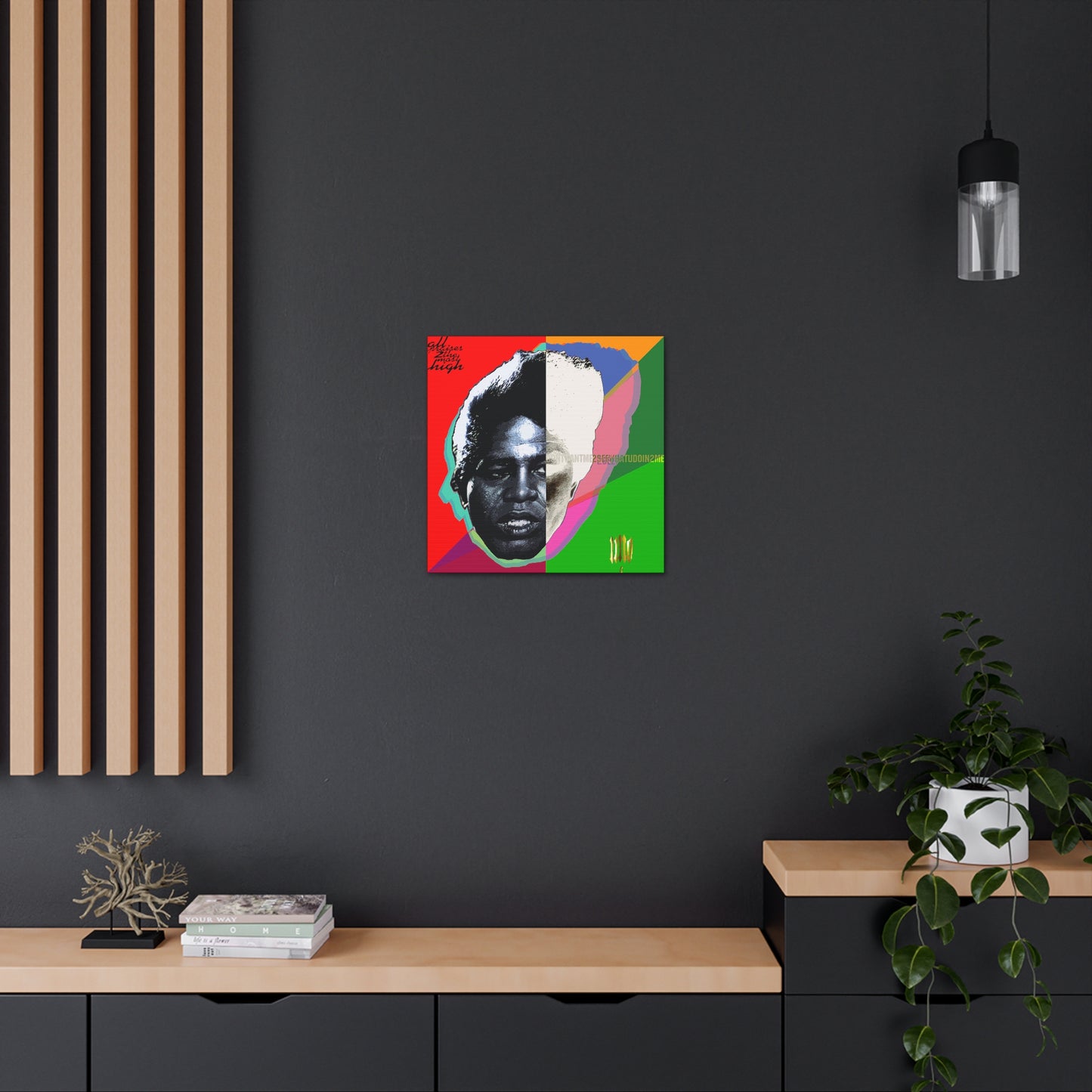 UNO LOVETHEGODFATHA 12, 20, 24, & 36" Square Canvas Gallery Wraps