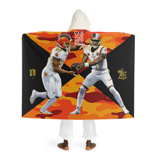 UNO LOVETHELAND Hooded Sherpa Fleece Blanket Camo Collection